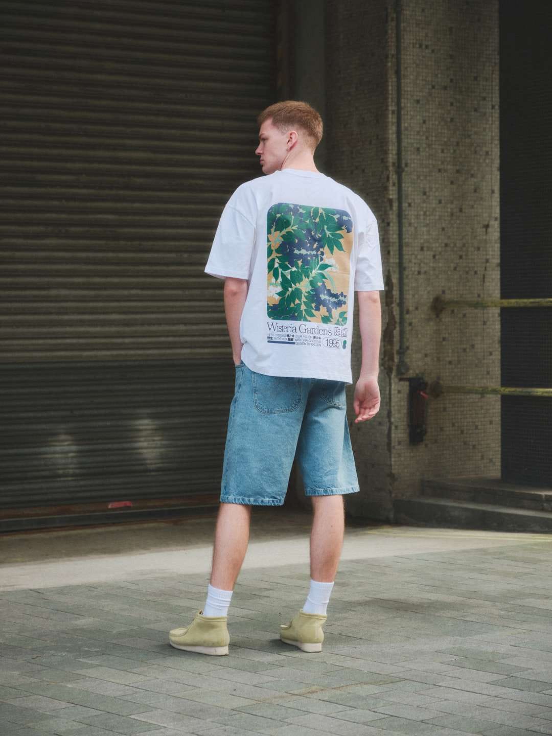 A Thousand Futures x GK 'Wisteria Gardens' Tee - White