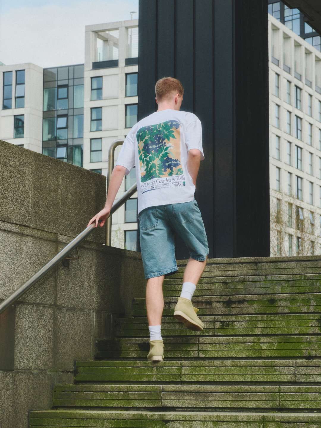 A Thousand Futures x GK 'Wisteria Gardens' Tee - White