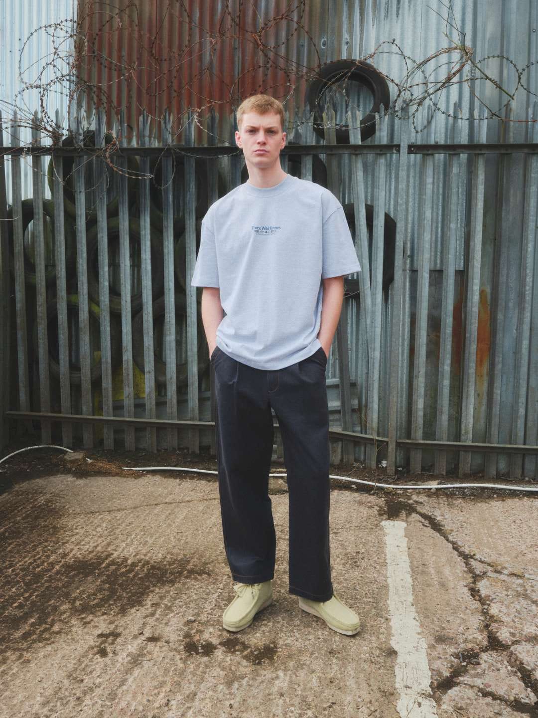 A Thousand Futures x GK 'Three Wild Horses' Tee - Grey