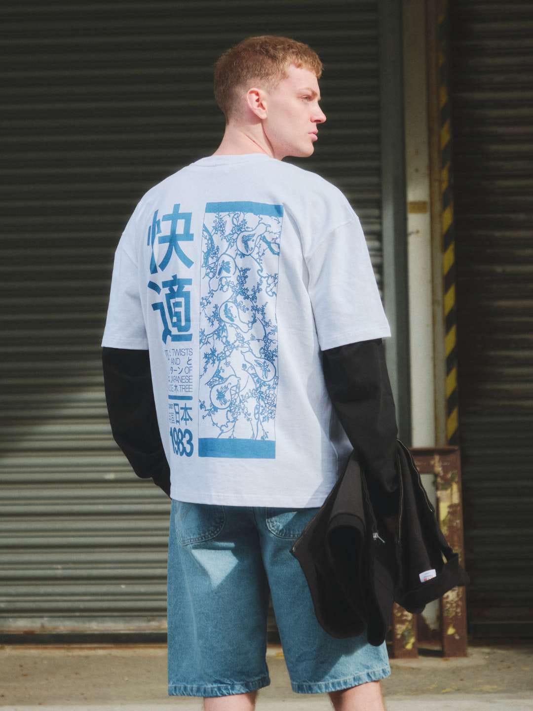 A Thousand Futures x GK 'Spruce Tree' Tee - White