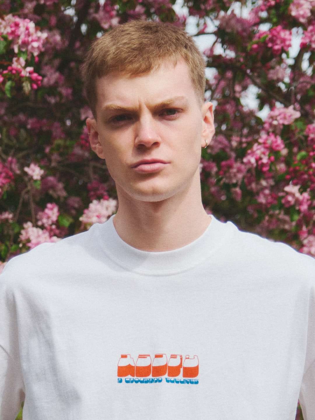 A Thousand Futures x GK 'Royal Plum' Tee - White