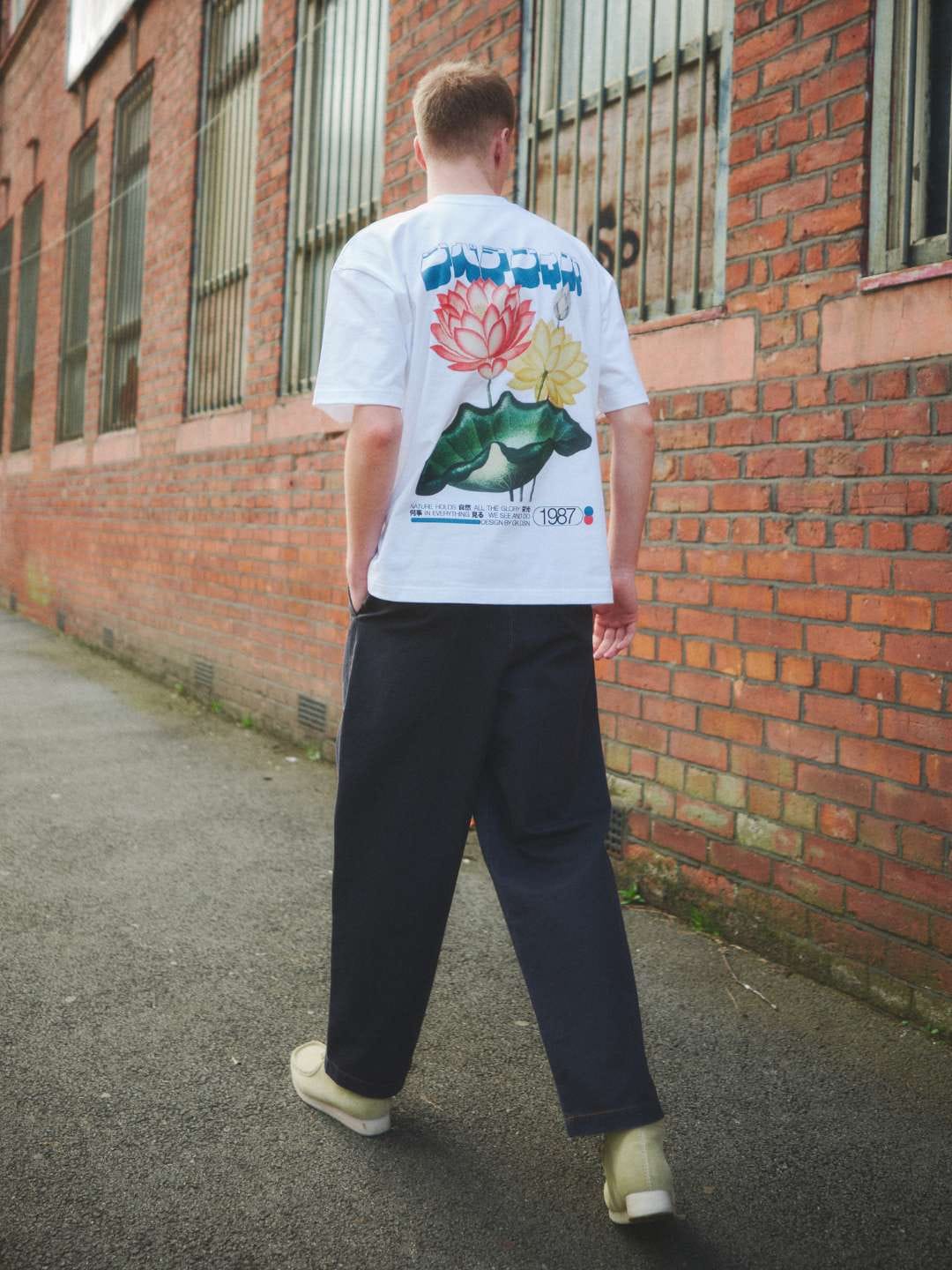 A Thousand Futures x GK 'Natures Glory' Tee - White