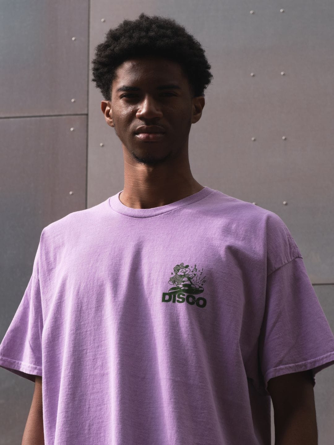 DISCO ONLY 'Groove Maintenance' Tee - Washed Azalea Pink