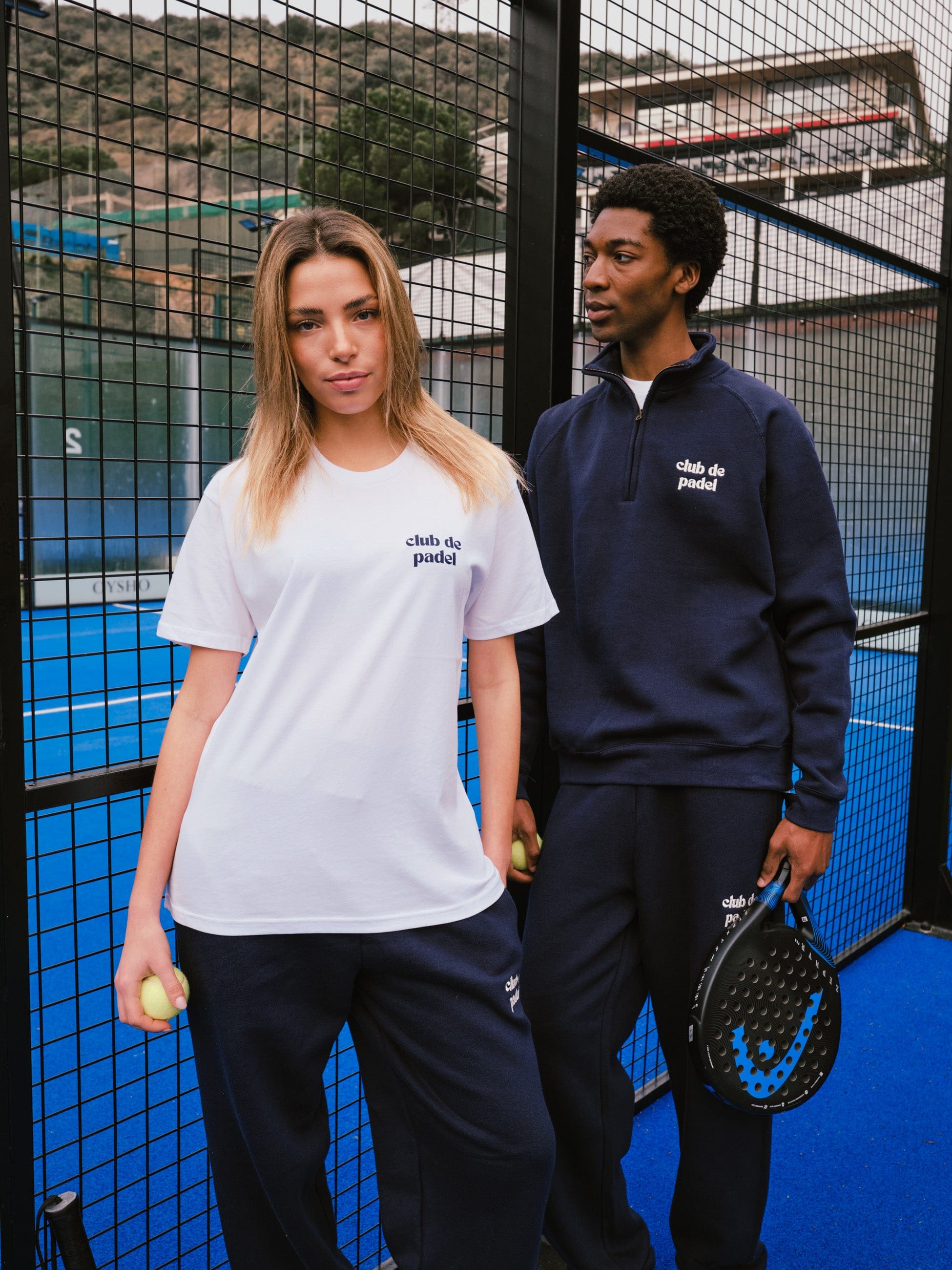 Club de Padel Uniform Tee Twinpack - Navy/White