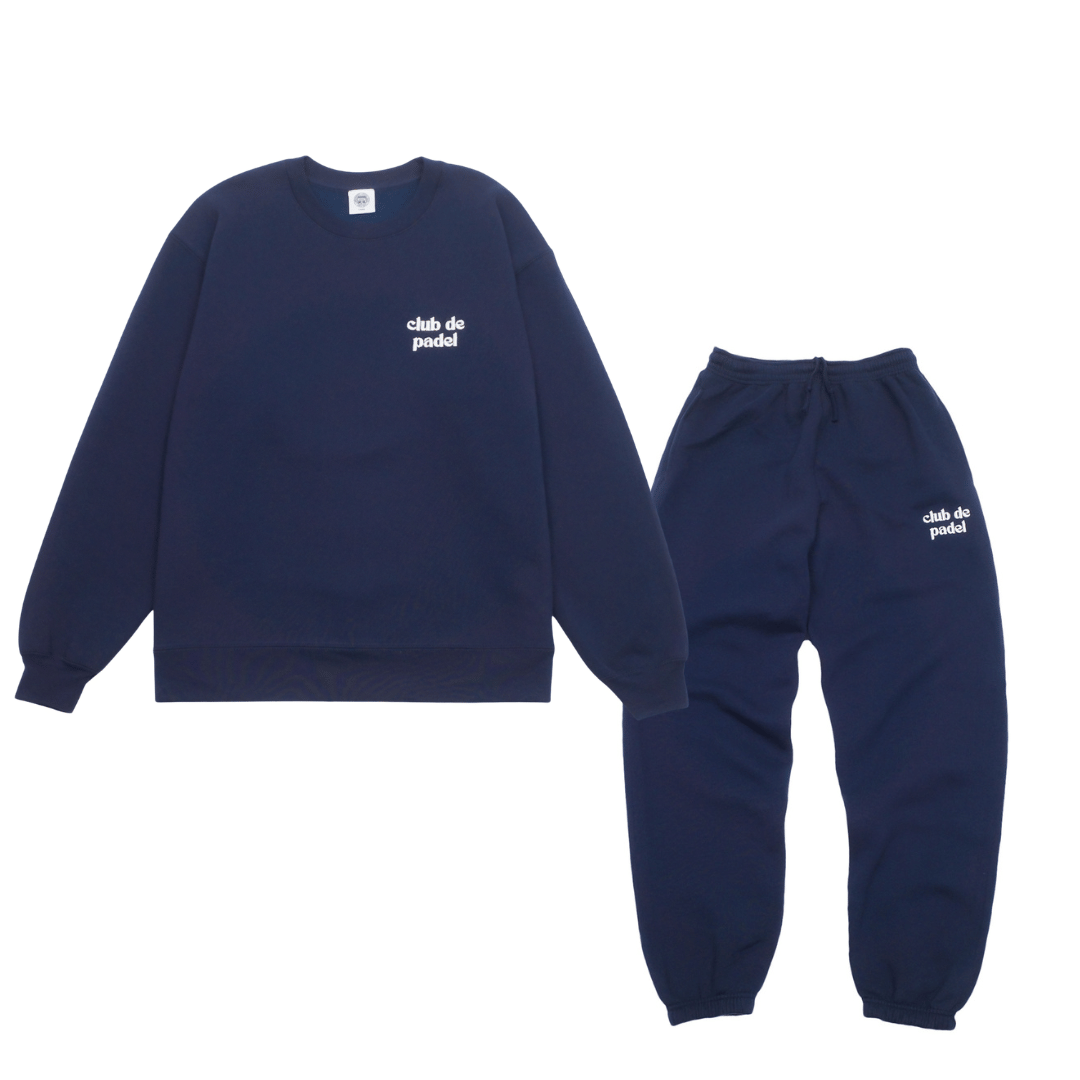 Club de Padel Uniform Sweater & Jogger Set - Navy