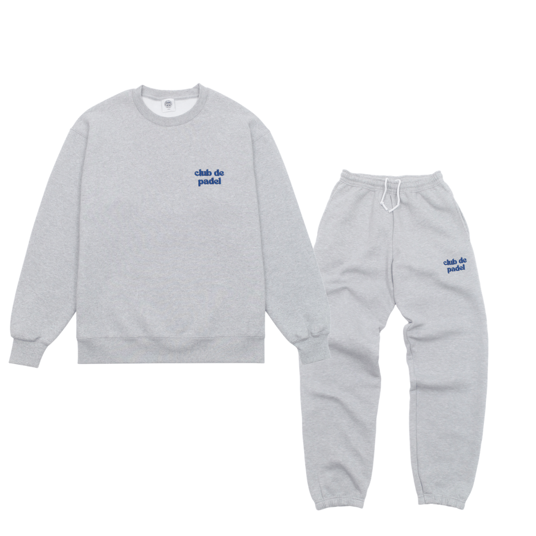 Club de Padel Uniform Sweater & Jogger Set - Grey