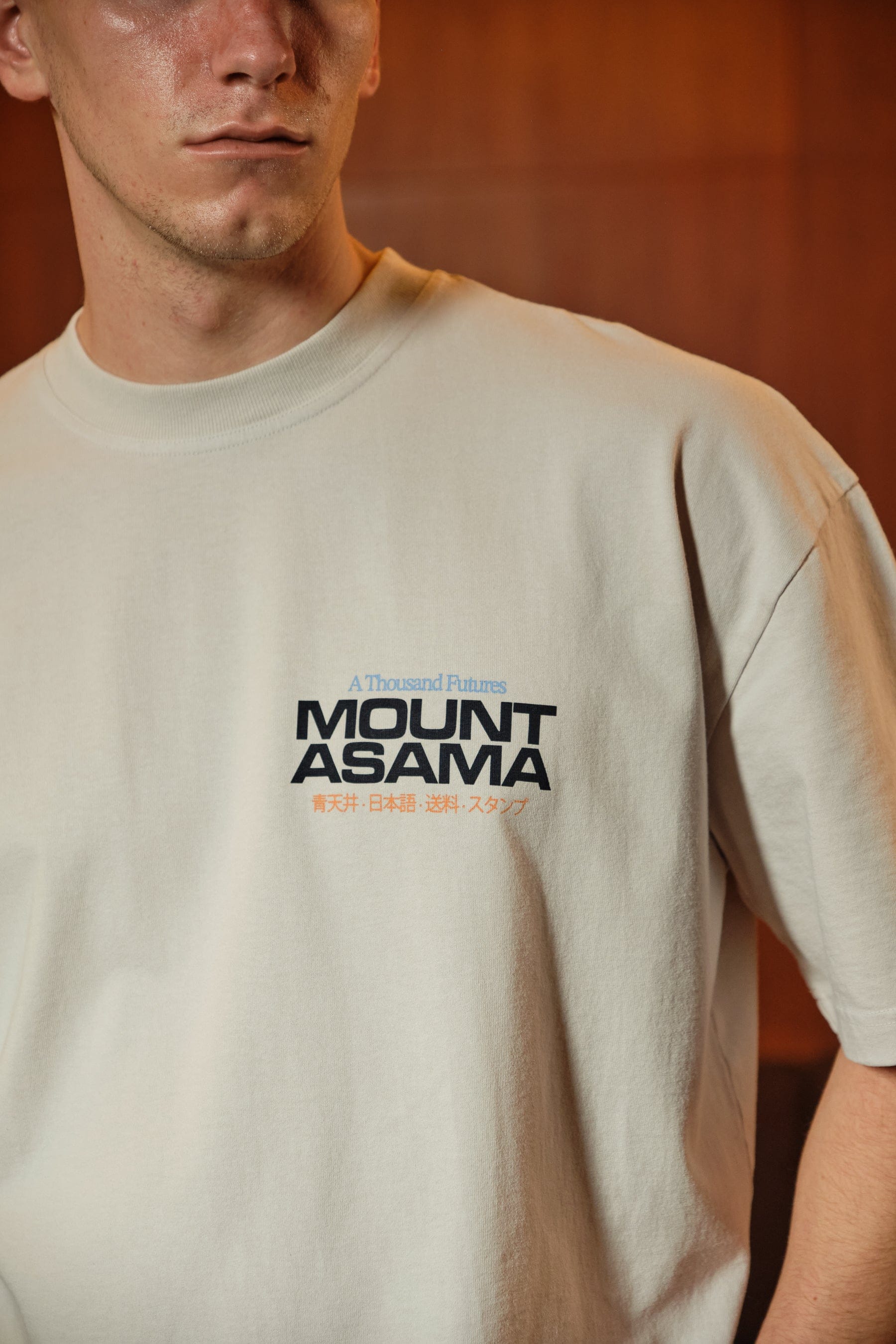 A Thousand Futures x GK 'Mount Asama' Tee - Sand