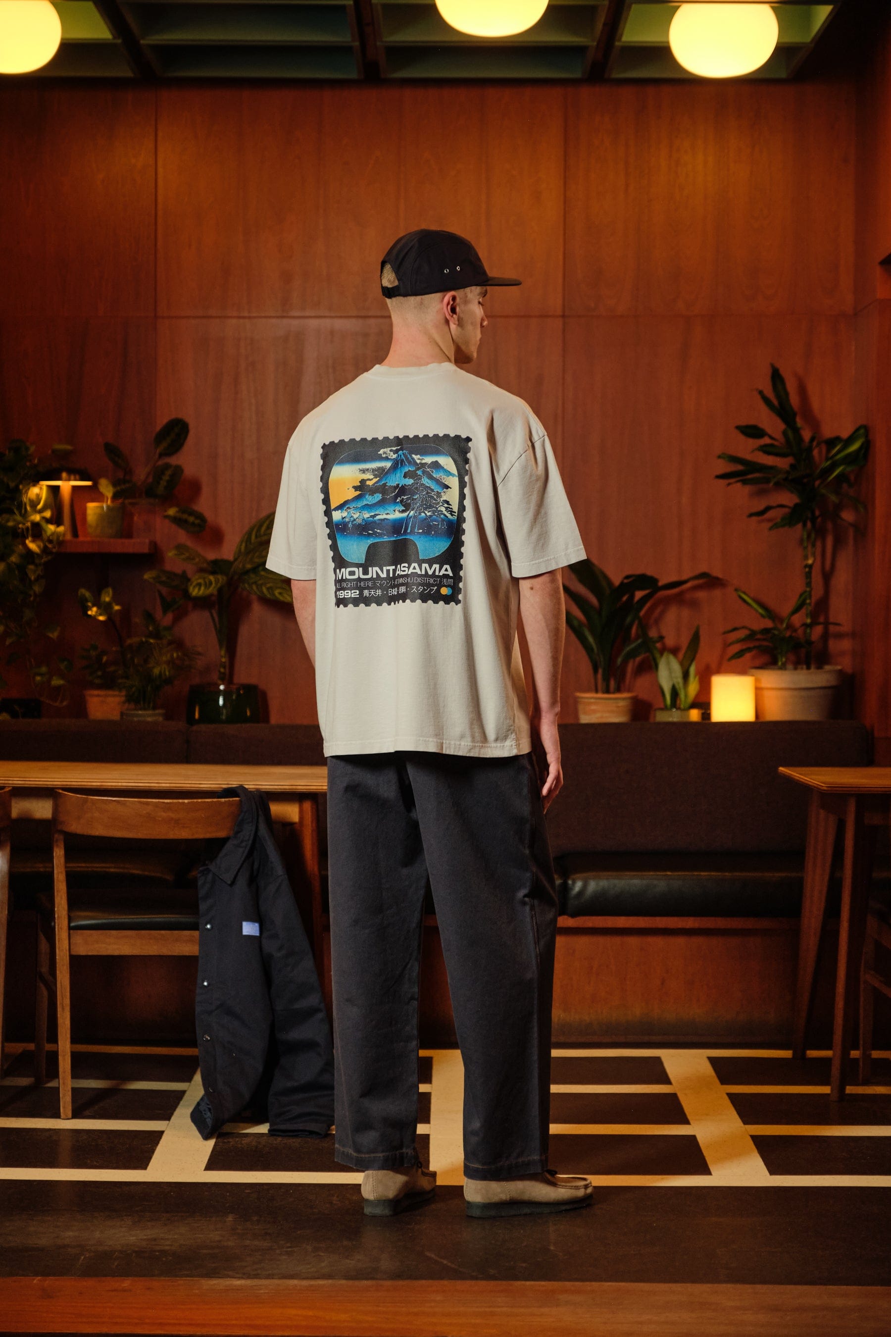 A Thousand Futures x GK 'Mount Asama' Tee - Sand