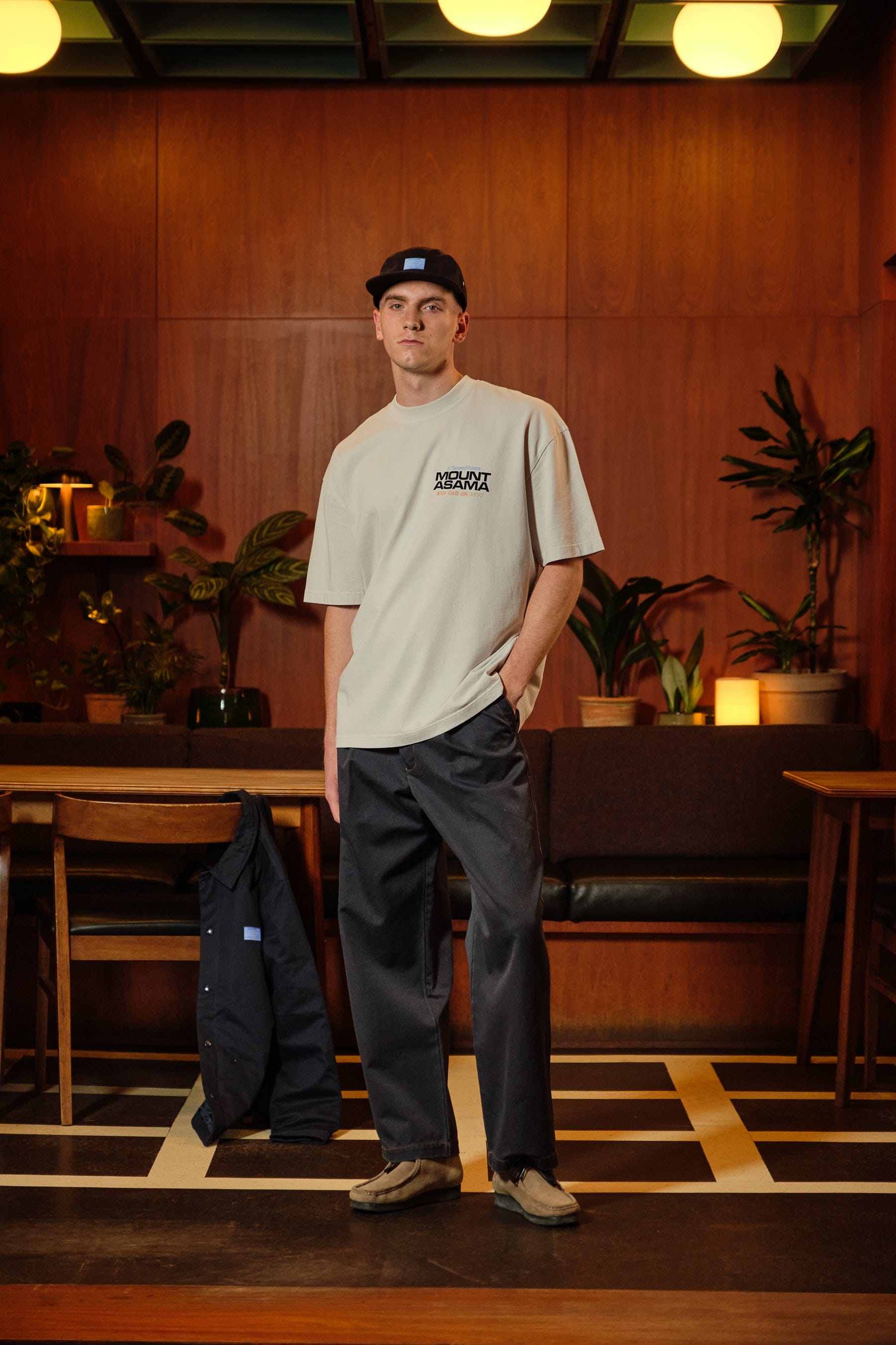 A Thousand Futures x GK 'Mount Asama' Tee - Sand