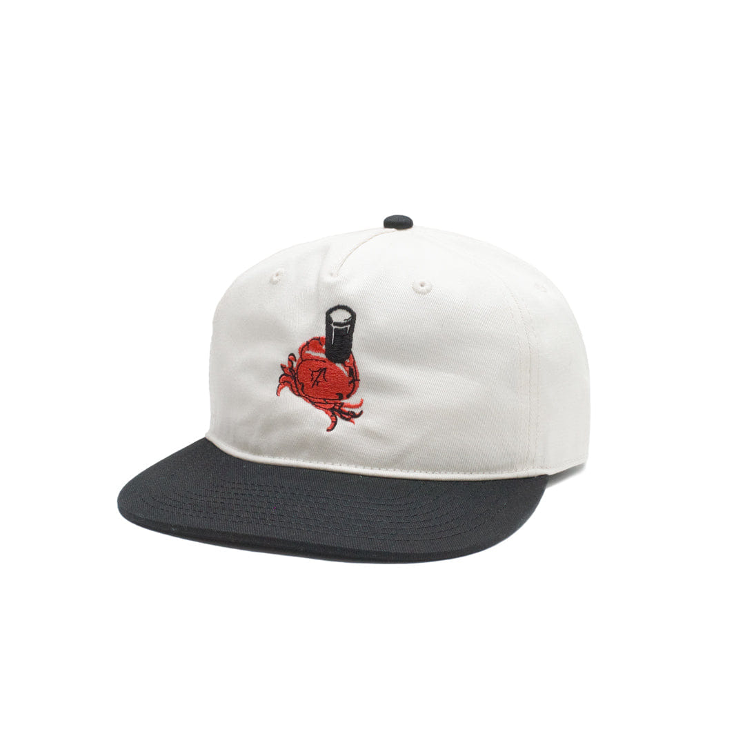 Guinness x UN:IK 'Crab' Embroidered Cap - Natural/Black