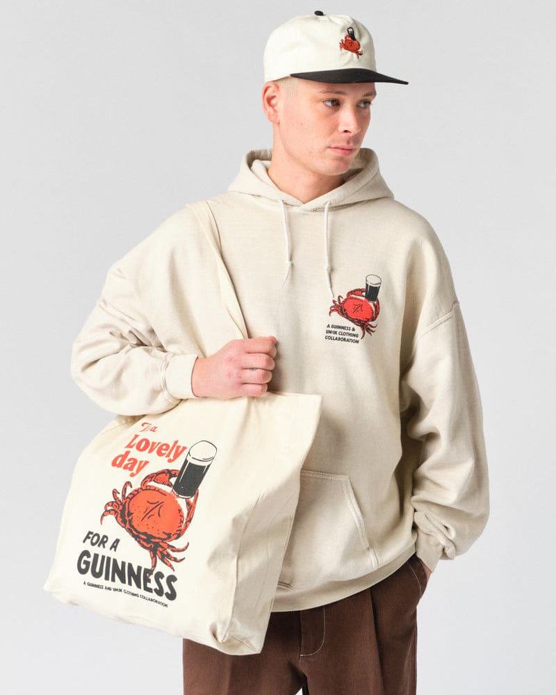 Guinness x UN:IK 'Crab' Tote Bag - Natural
