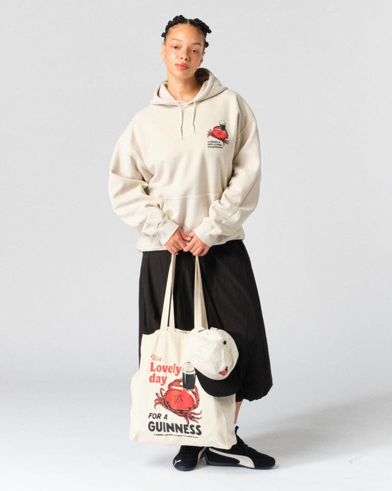 Guinness x UN:IK 'Crab' Tote Bag - Natural