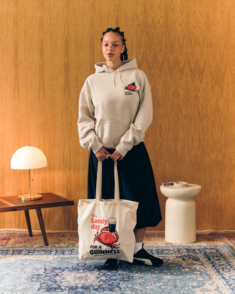 Guinness x UN:IK 'Crab' Vintage Washed Hoodie - Sand