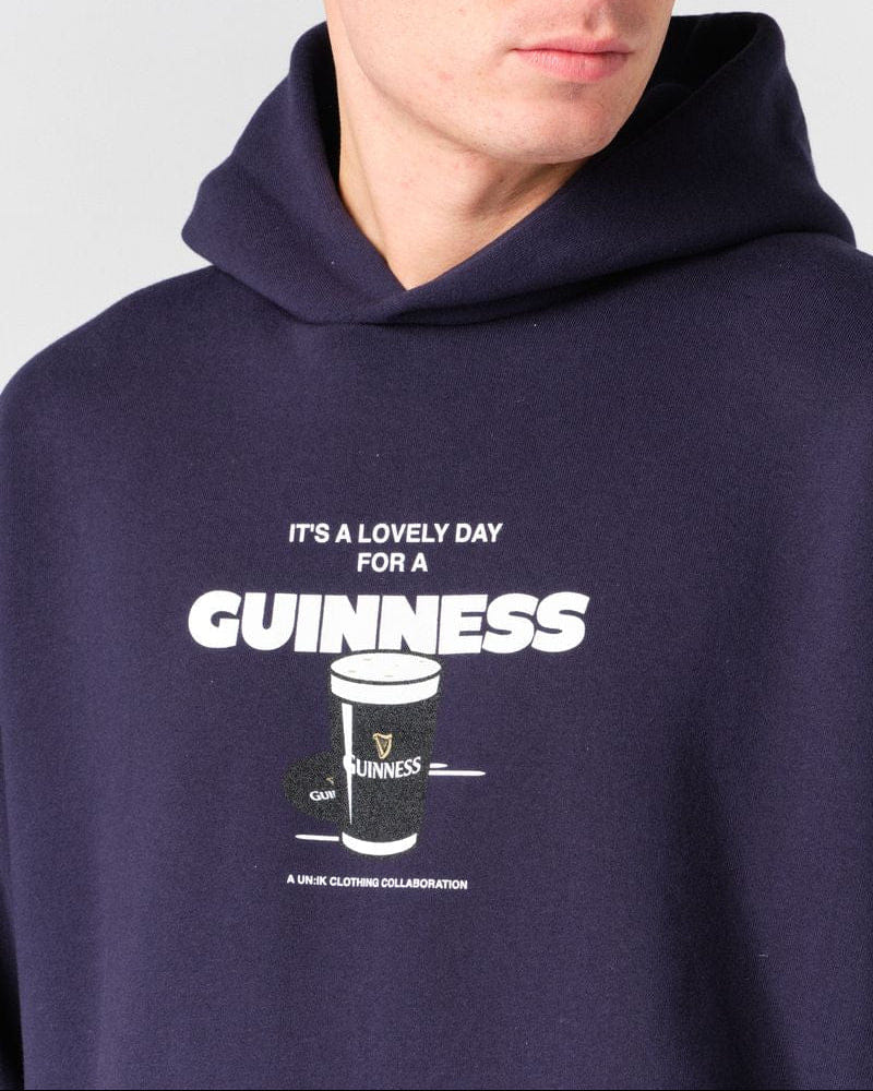 Guinness x UN:IK 'Lovely Drops' Hoodie - Navy