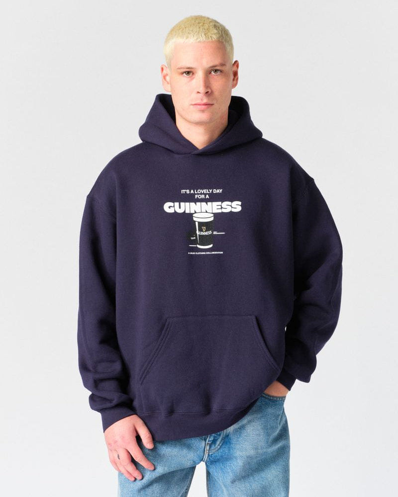 Guinness x UN:IK 'Lovely Drops' Hoodie - Navy