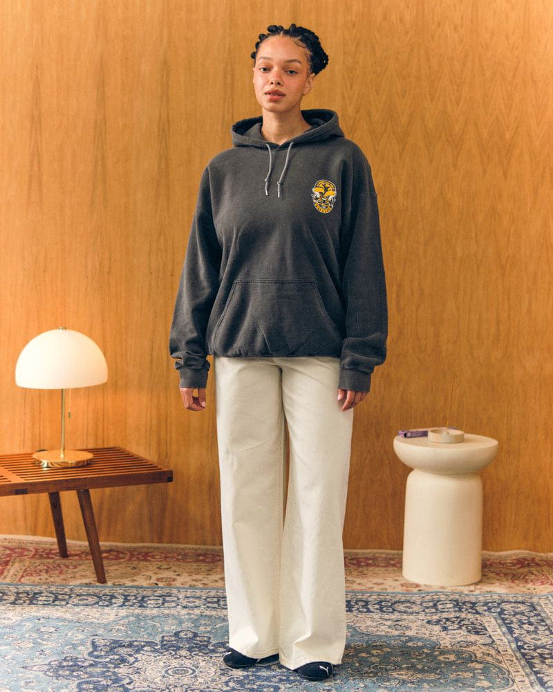Guinness x UN:IK 'Tropical' Vintage Washed Hoodie - Black