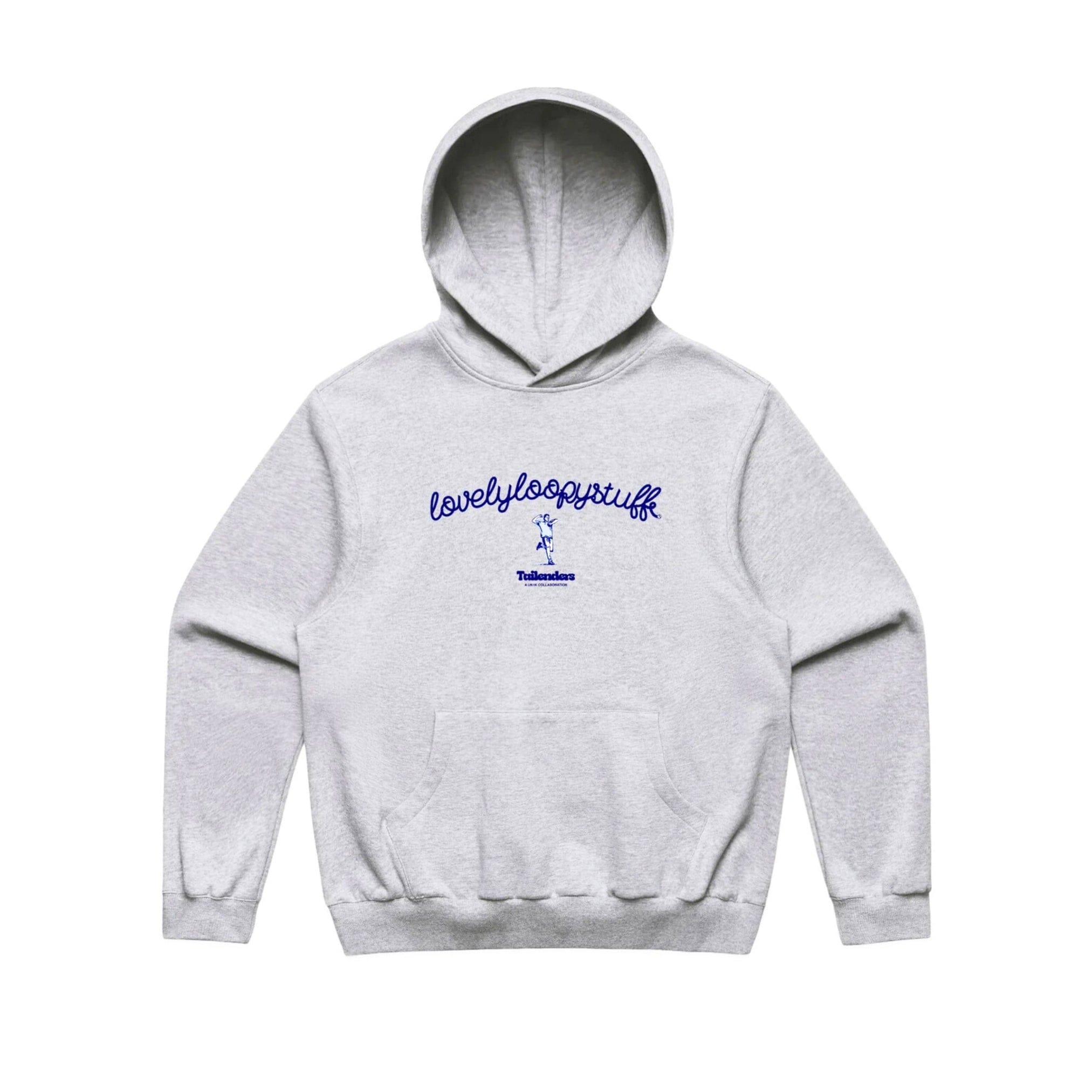 Tailenders 'Lovelyloopystuff' Hoodie - Grey