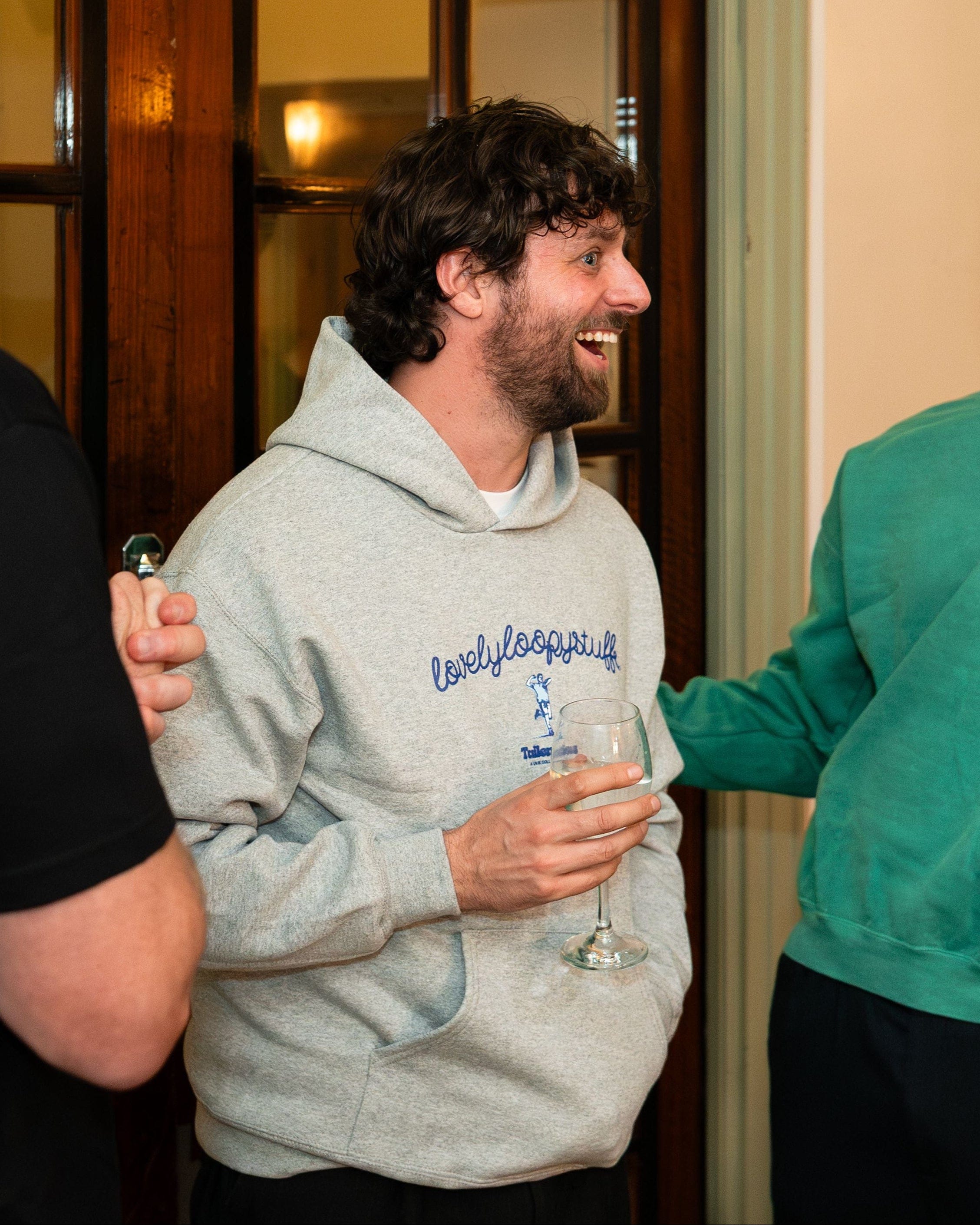 Tailenders 'Lovelyloopystuff' Hoodie - Grey