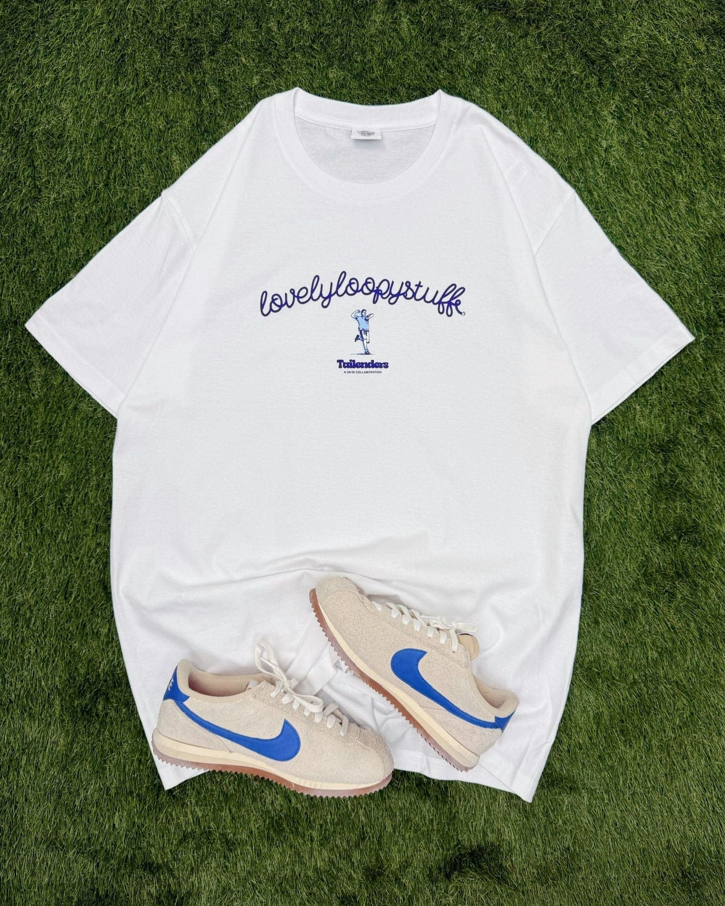 Tailenders 'Lovelyloopystuff' Tee - White