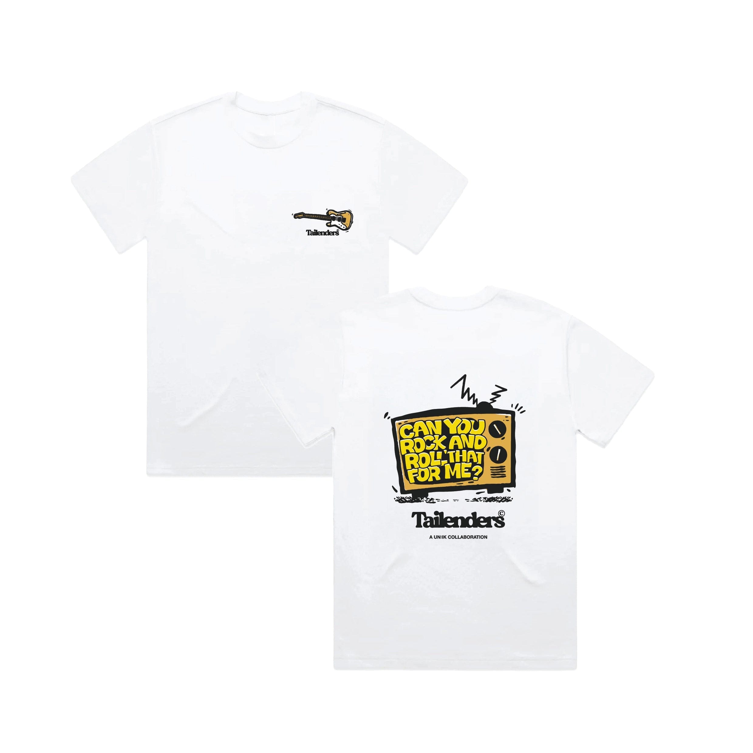 Tailenders 'Rock and Roll' Tee - White