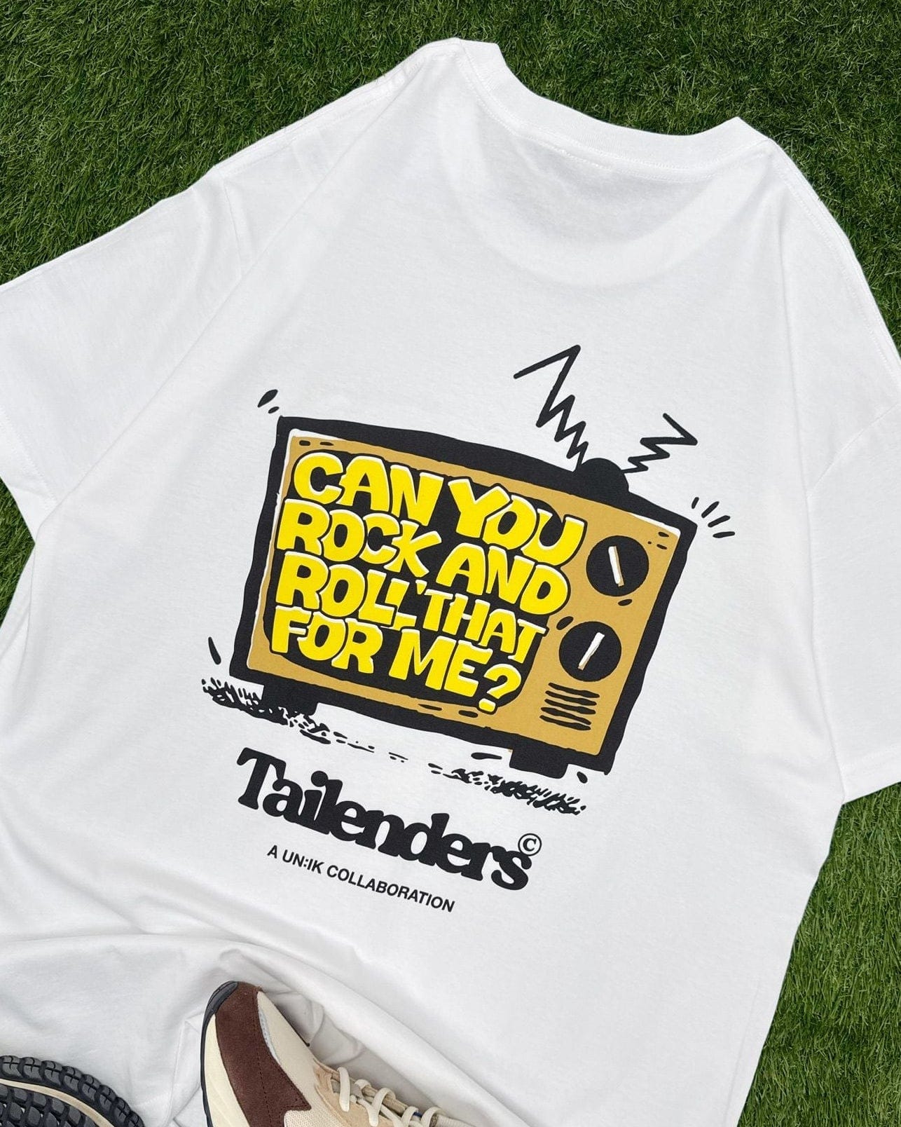 Tailenders 'Rock and Roll' Tee - White