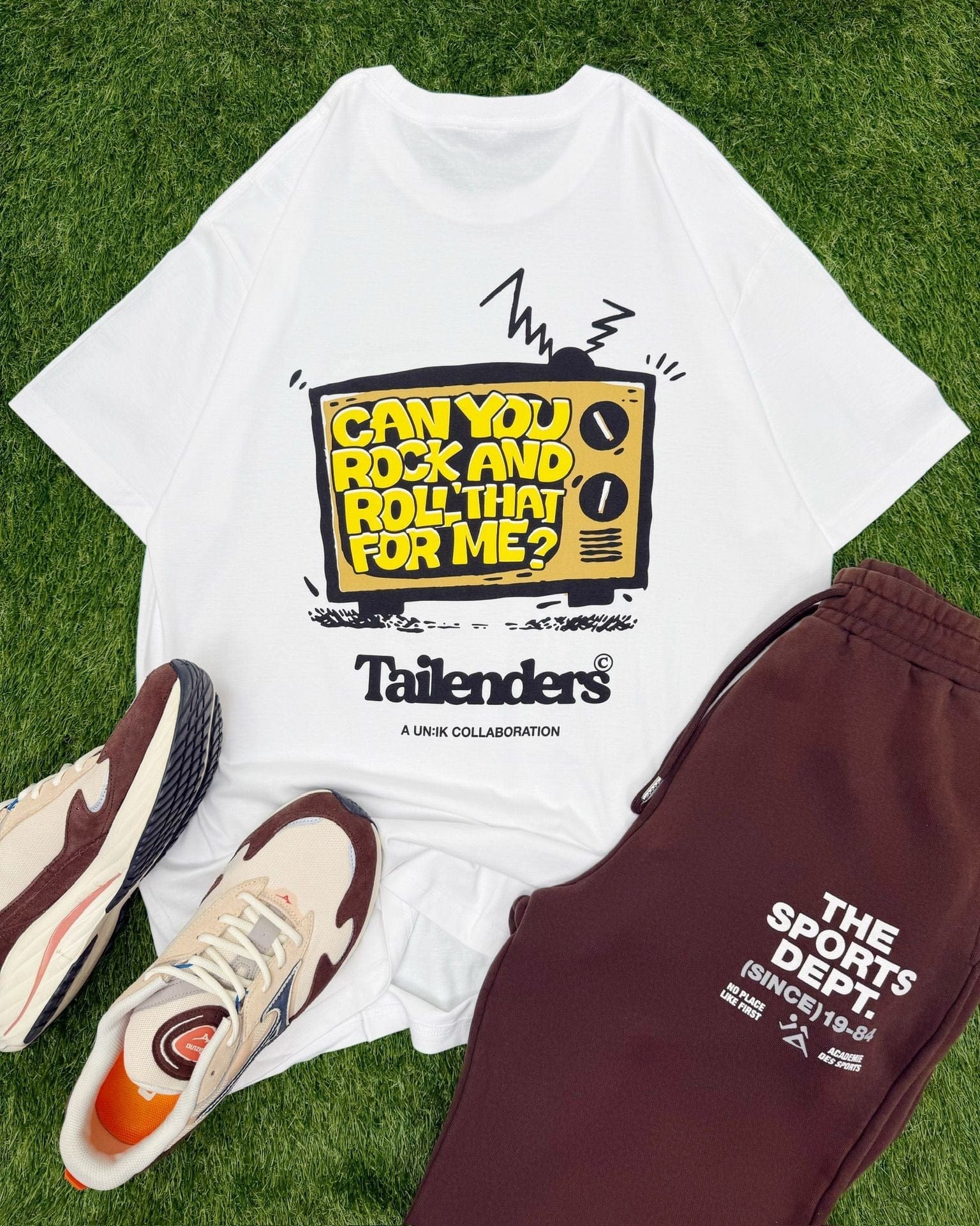 Tailenders 'Rock and Roll' Tee - White