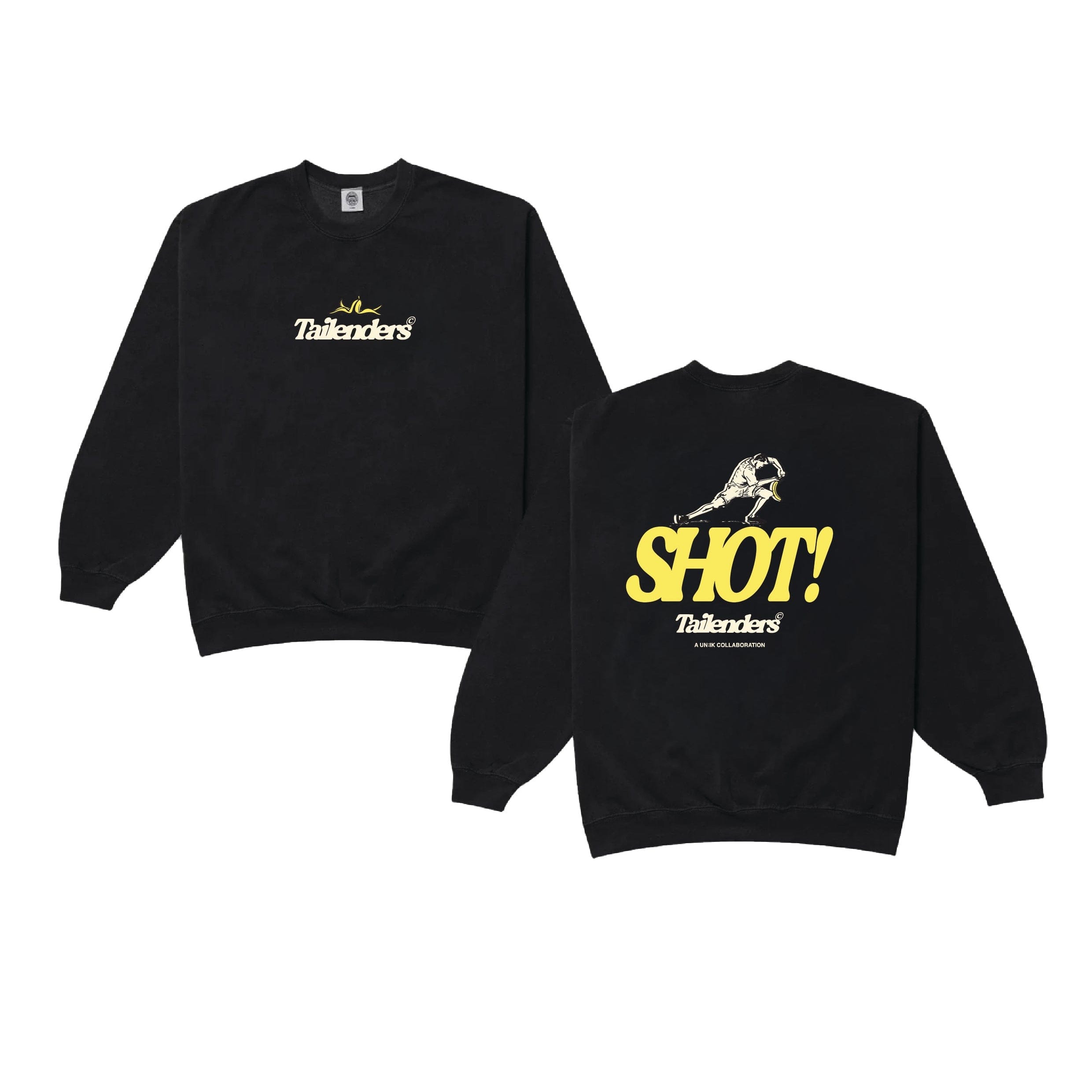 Tailenders 'Shot!' Sweater - Black