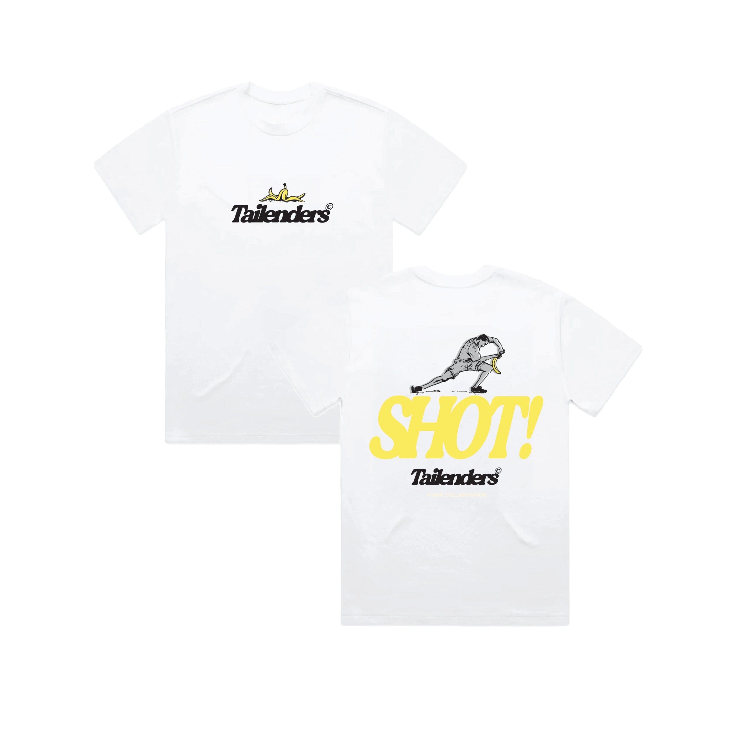 Tailenders 'Shot!' Tee - White