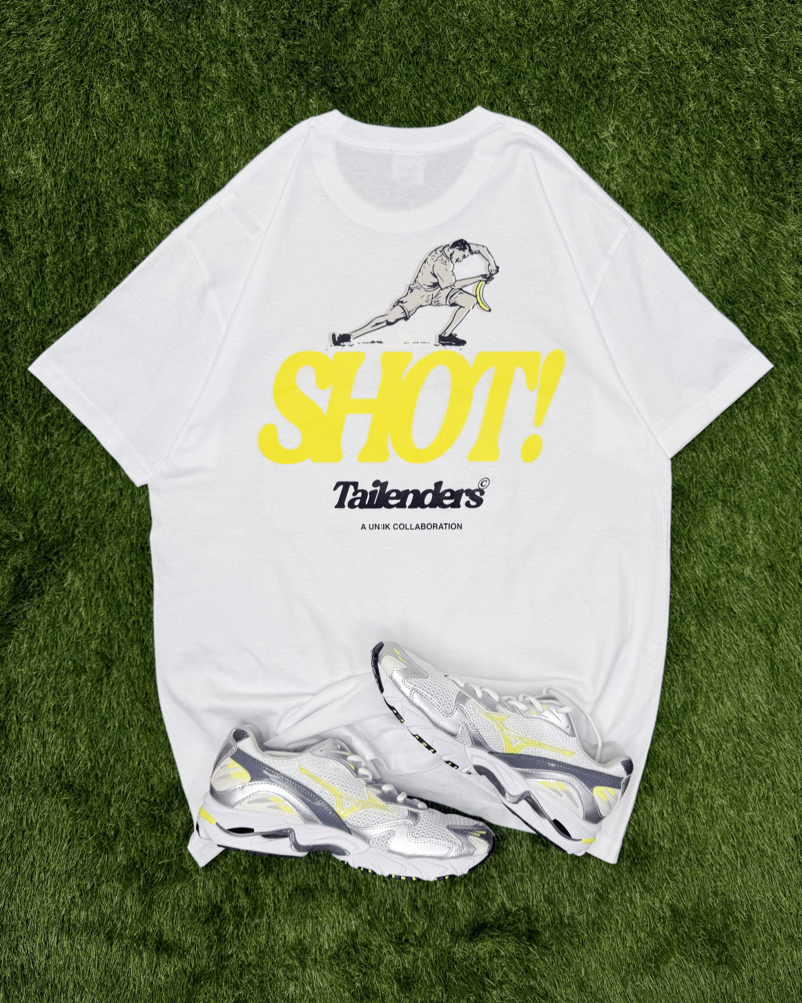 Tailenders 'Shot!' Tee - White