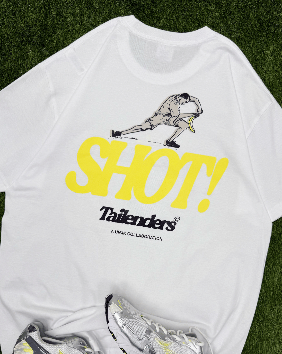 Tailenders 'Shot!' Tee - White