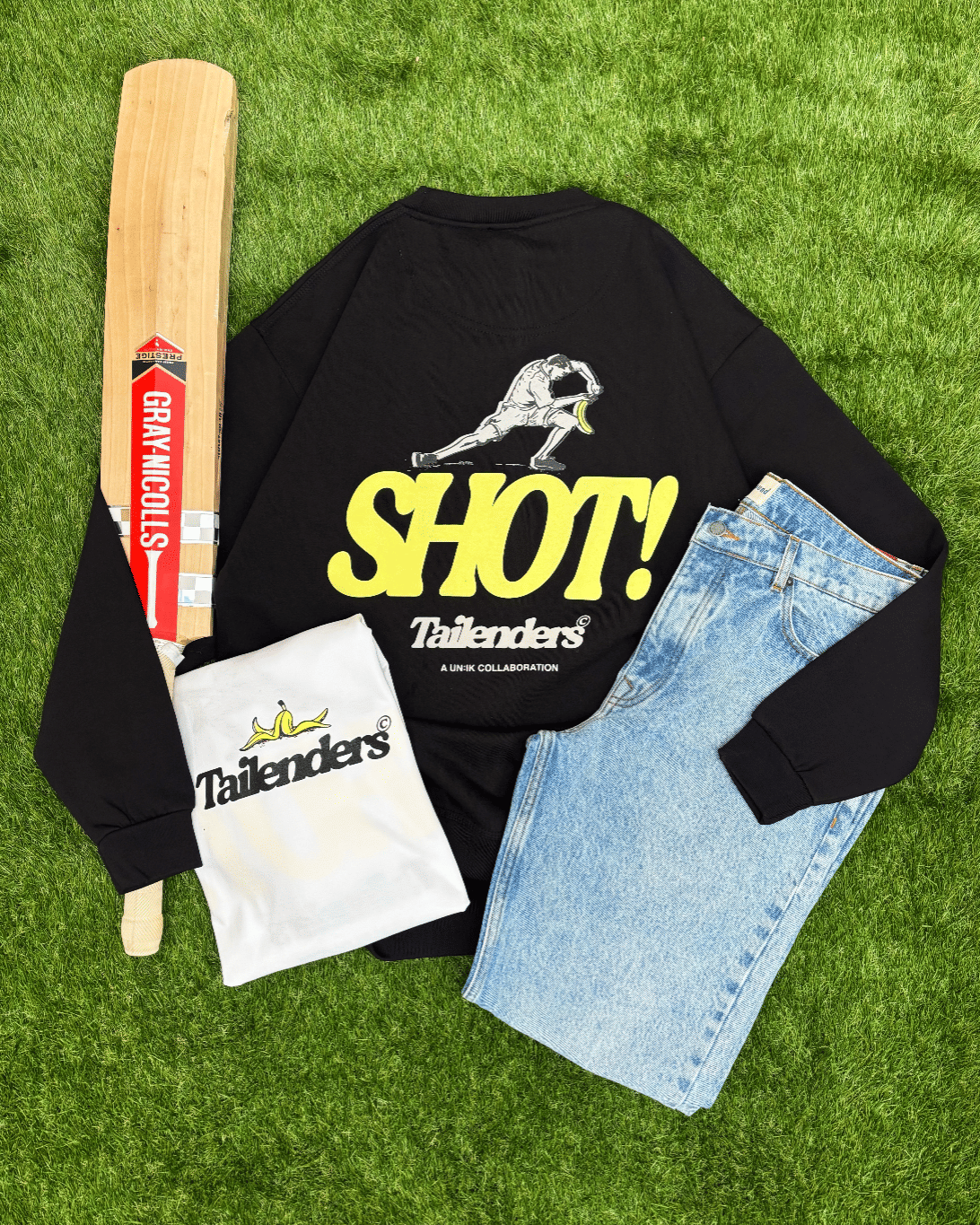 Tailenders 'Shot!' Tee - White