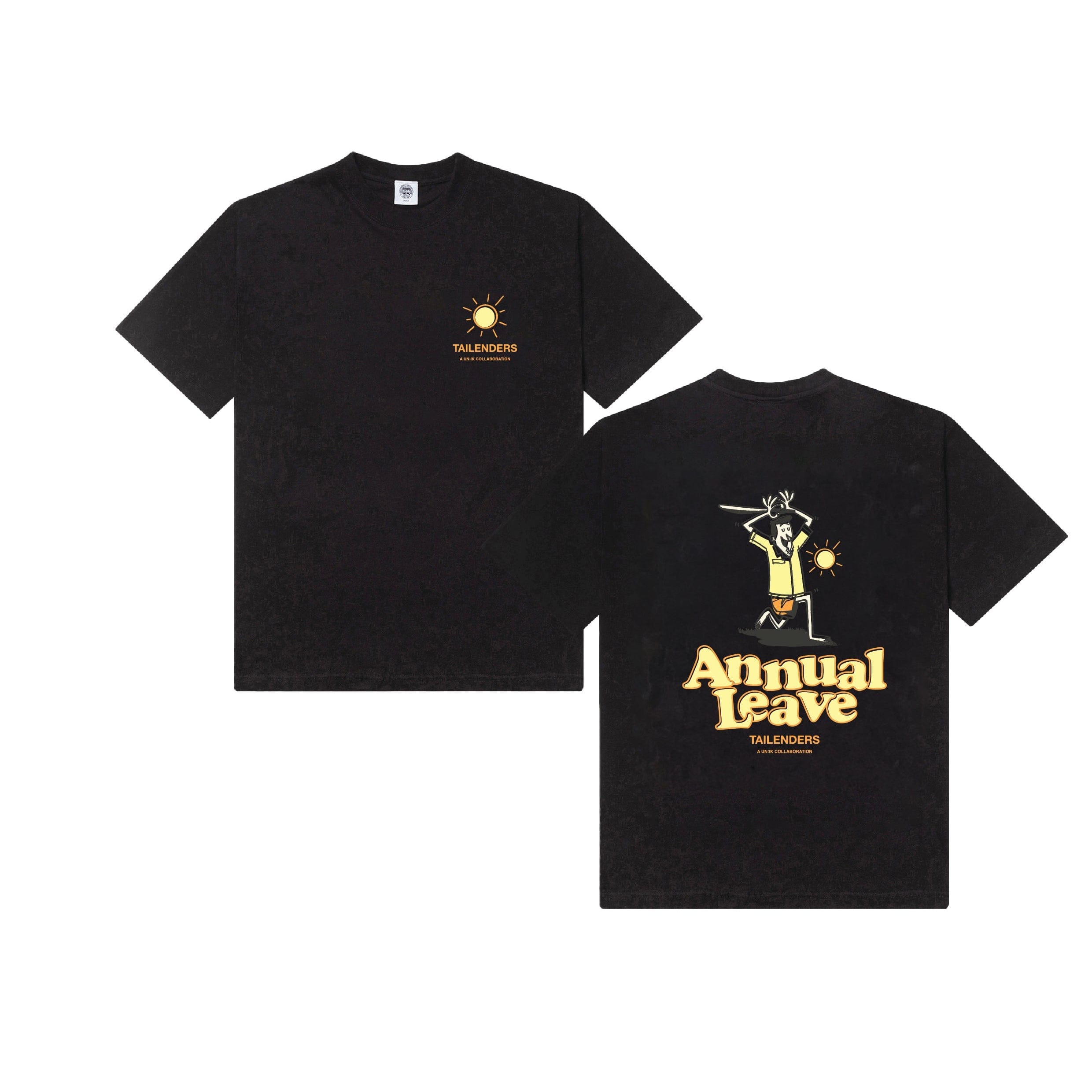 Tailenders 'Annual Leave' Tee - Black