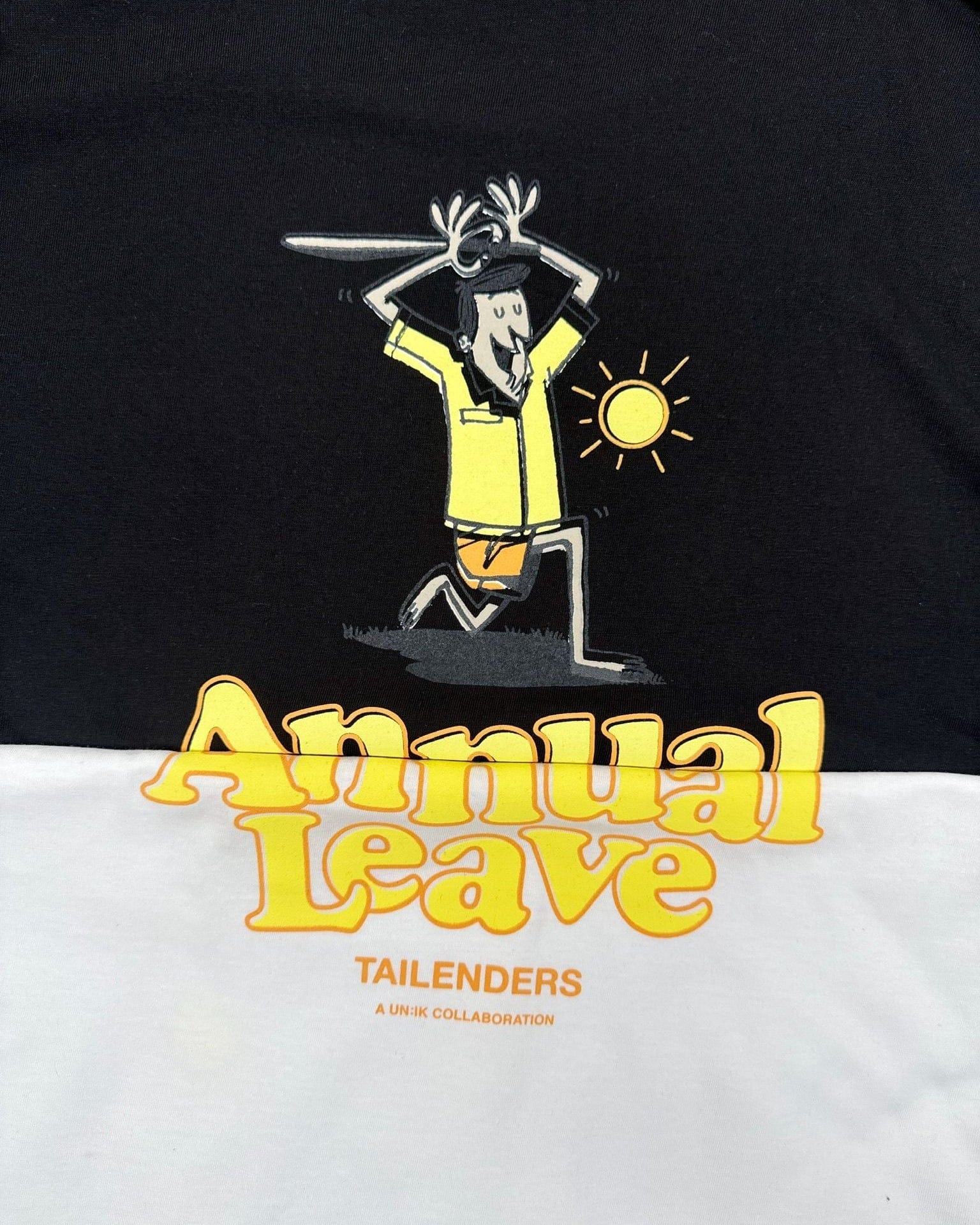 Tailenders 'Annual Leave' Tee - Black