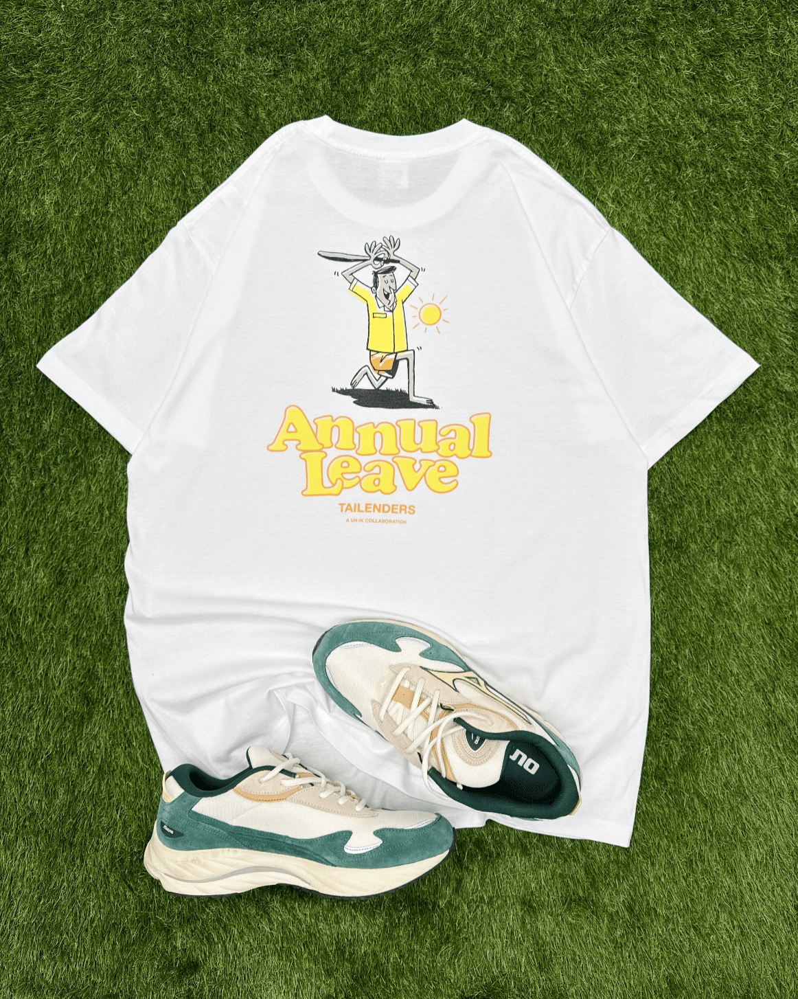 Tailenders 'Annual Leave' Tee - White