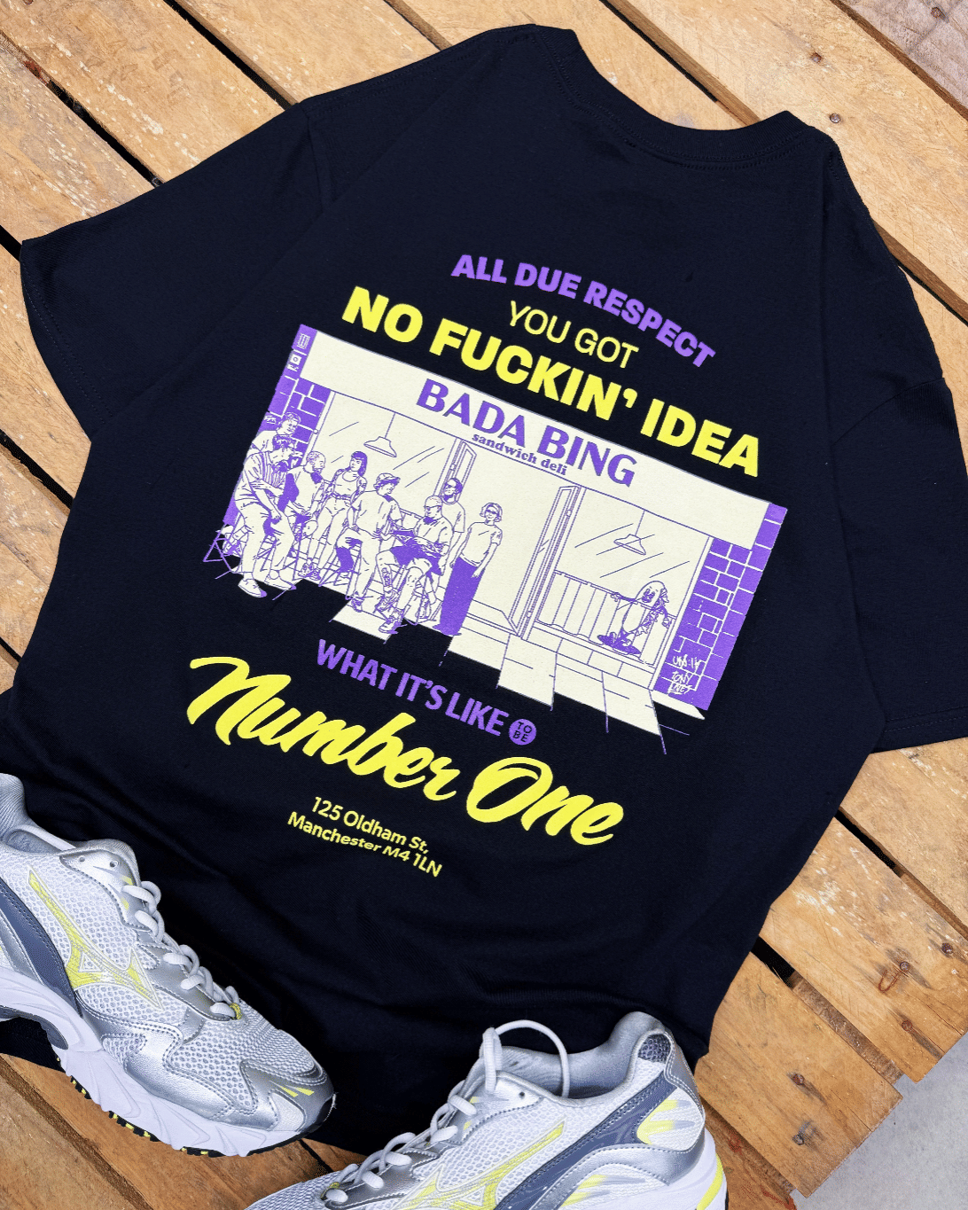 Bada Bing x UN:IK 'All Due Respect' Tee - Black