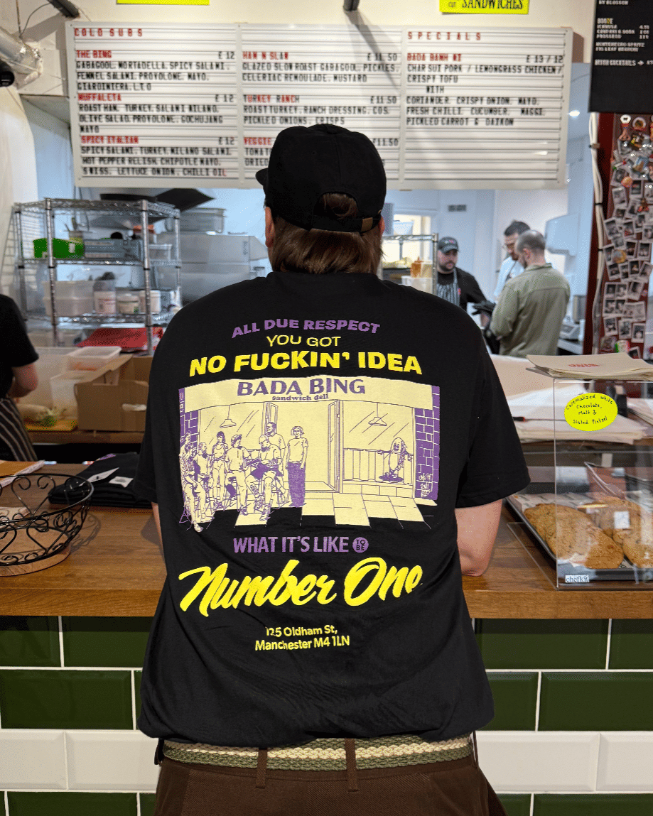 Bada Bing x UN:IK 'All Due Respect' Tee - Black