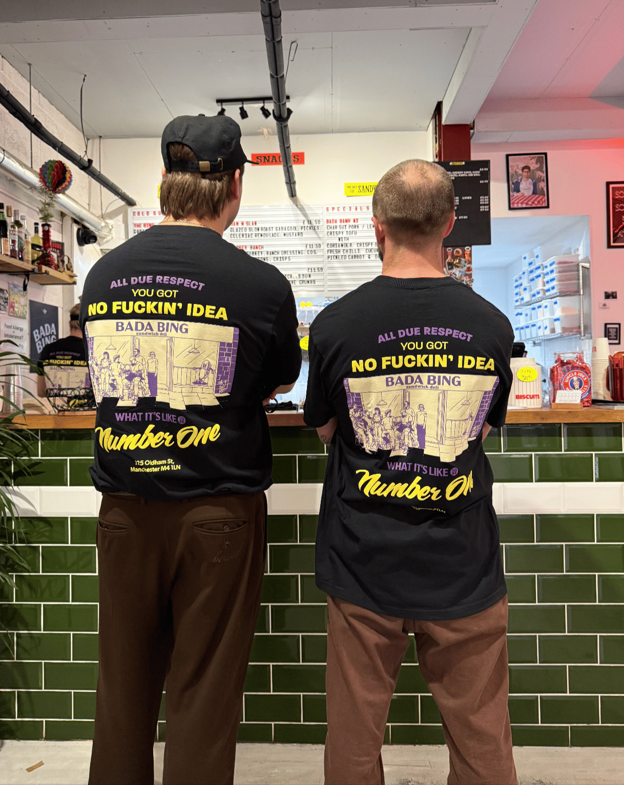 Bada Bing x UN:IK 'All Due Respect' Tee - Black