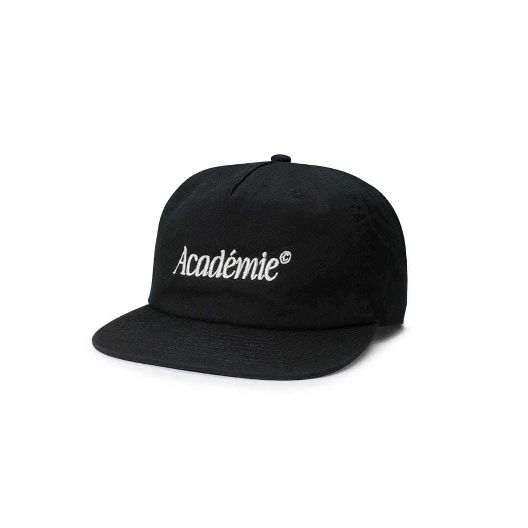 Vice 84 'Académie' Embroidered Cap - Black