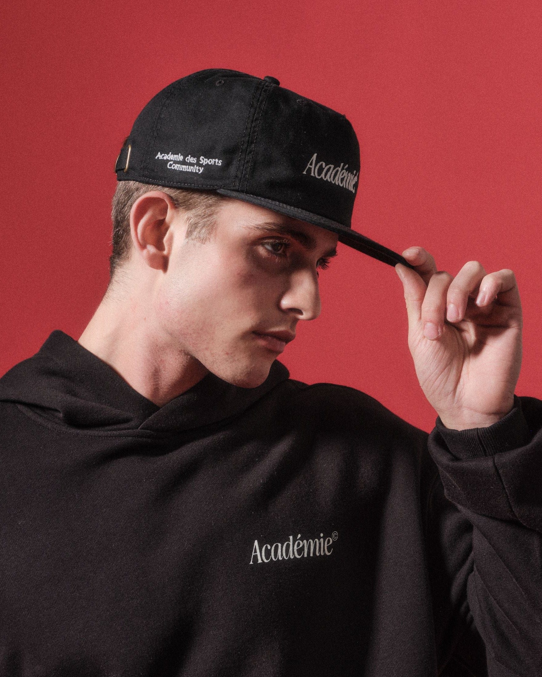 Vice 84 'Académie' Embroidered Cap - Black