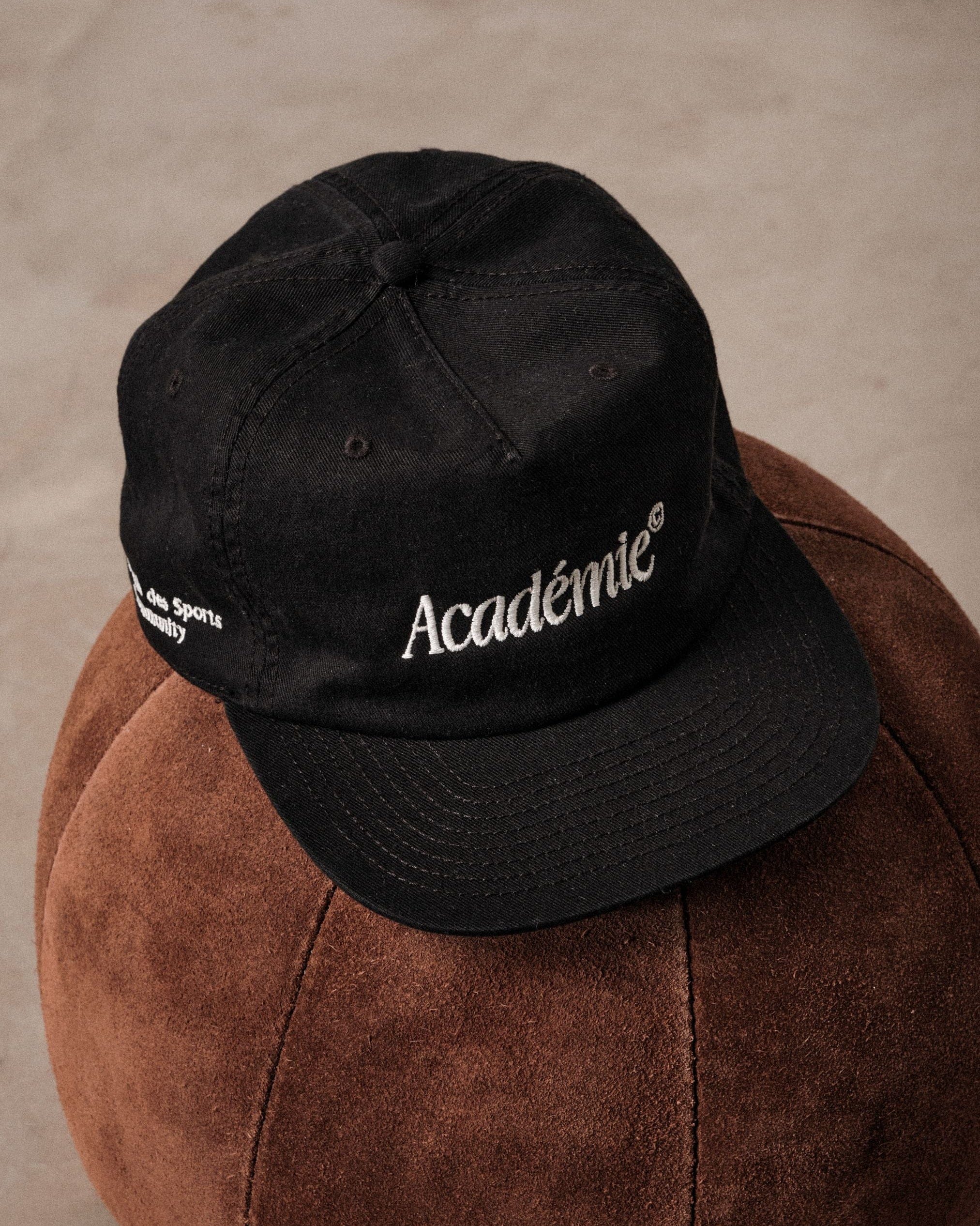 Vice 84 'Académie' Embroidered Cap - Black