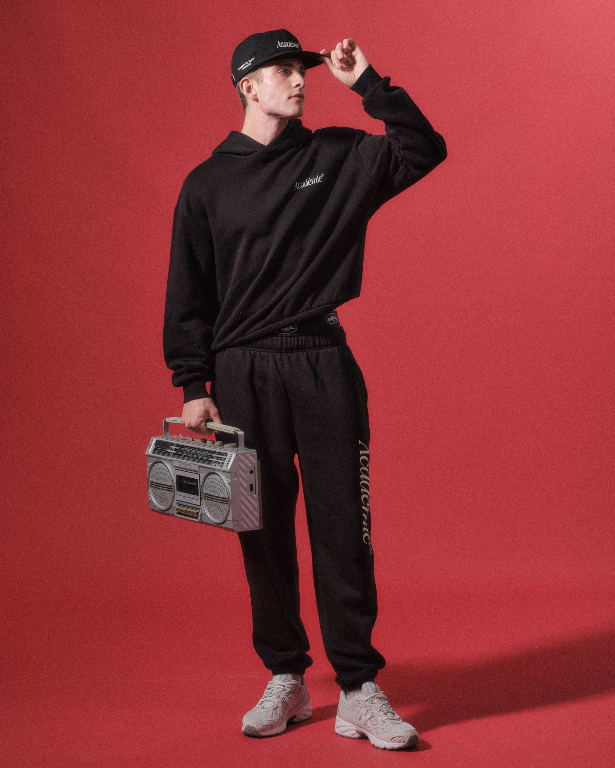 Vice 84 'Académie' Embroidered Cap - Black