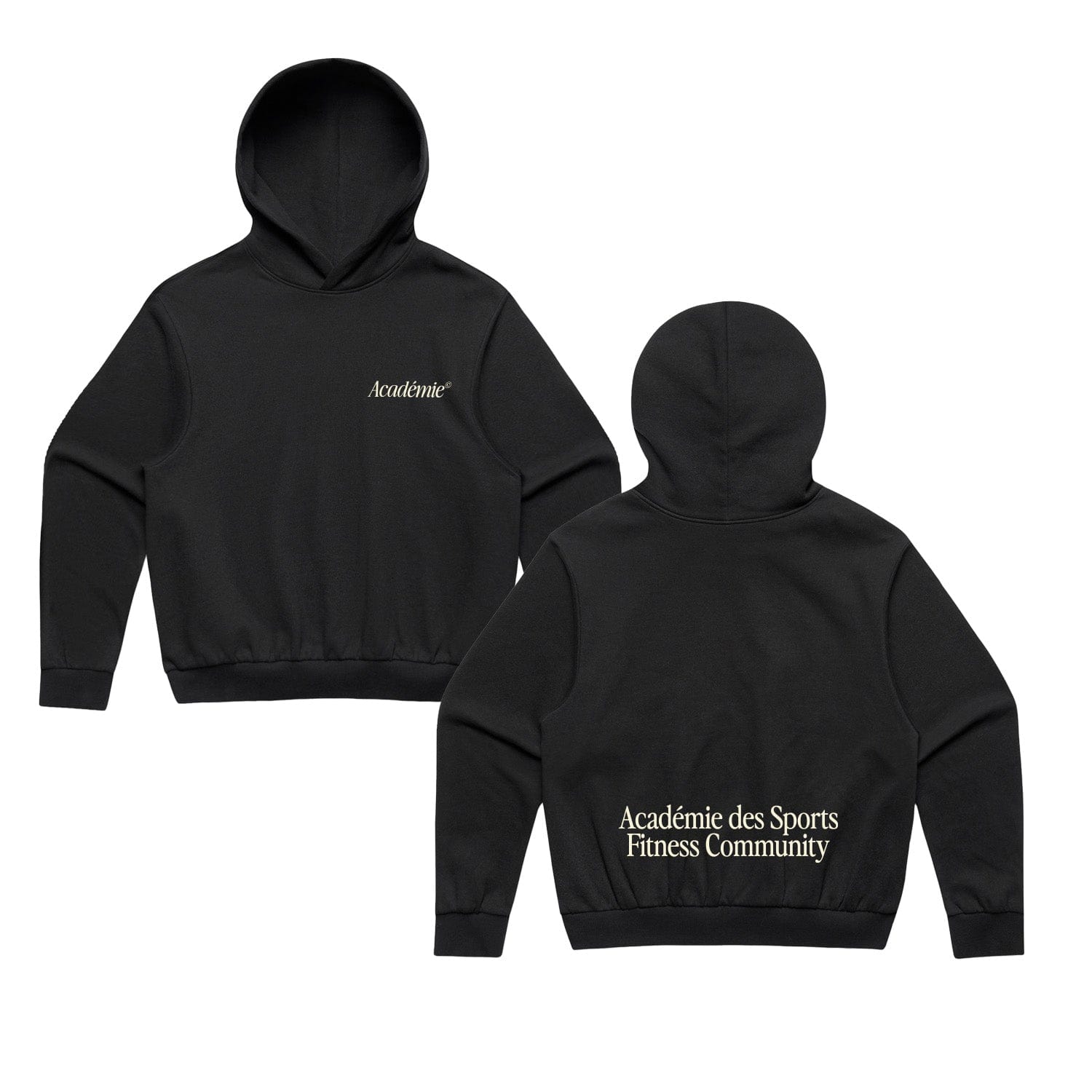 Vice 84 'Uniforme' Boxy Hoodie - Black