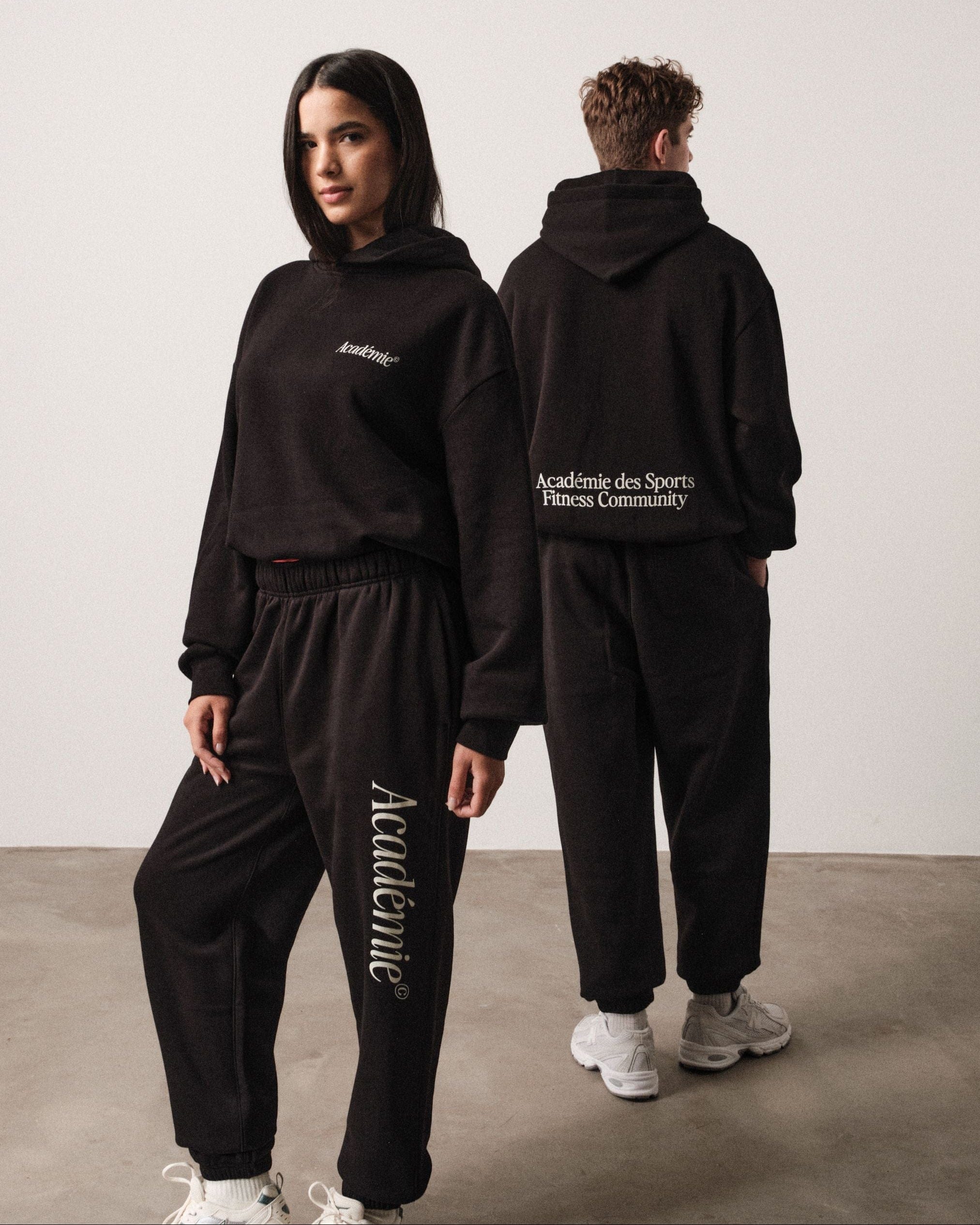 Vice 84 'Uniforme' Boxy Hoodie - Black