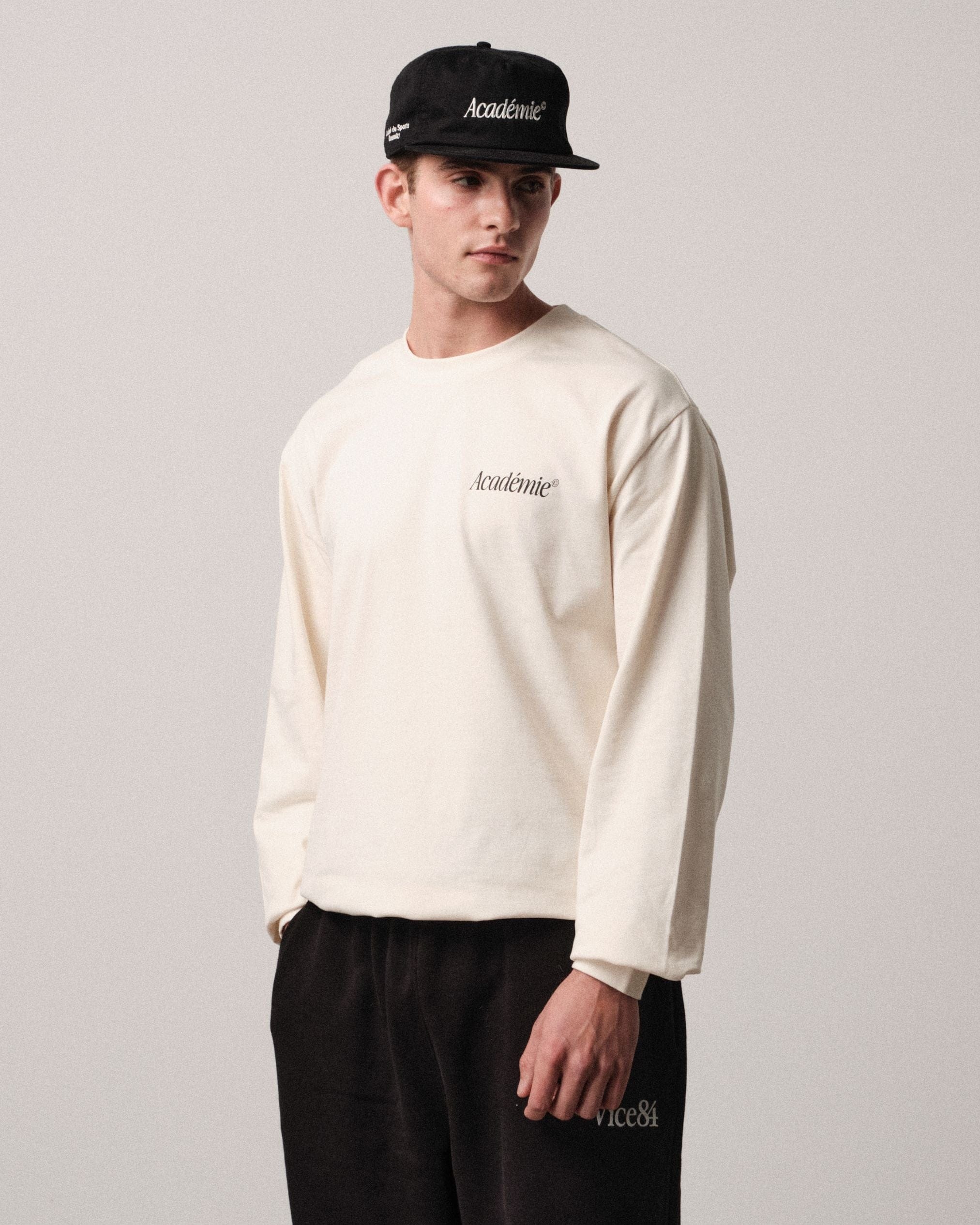 Vice 84 'Uniforme' Heavy Longsleeve Tee - Ecru