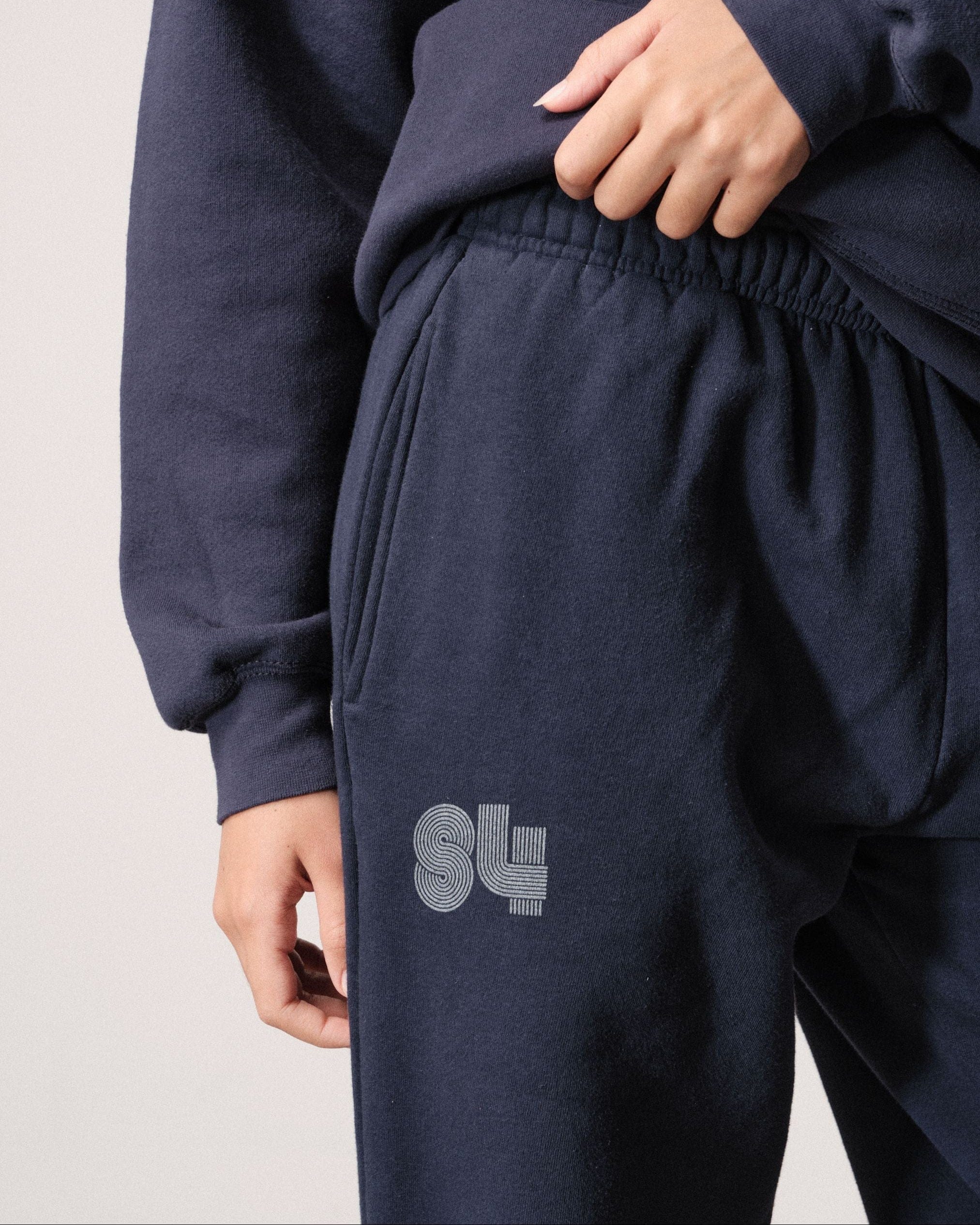 Vice 84 'Académie 84' Vintage Washed Joggers - Navy