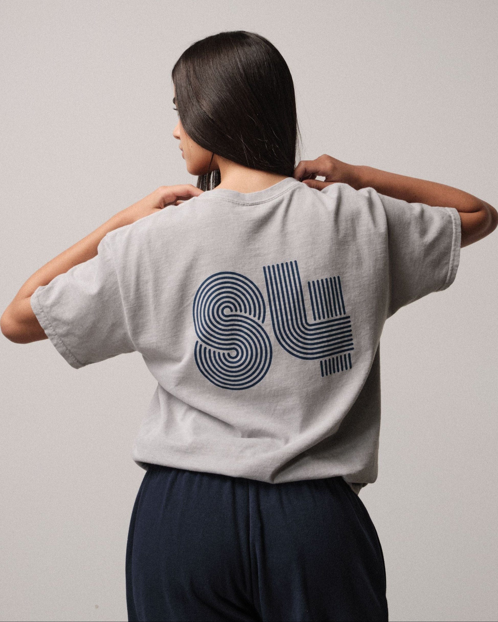 Vice 84 'Académie 84' Vintage Washed Tee - Grey