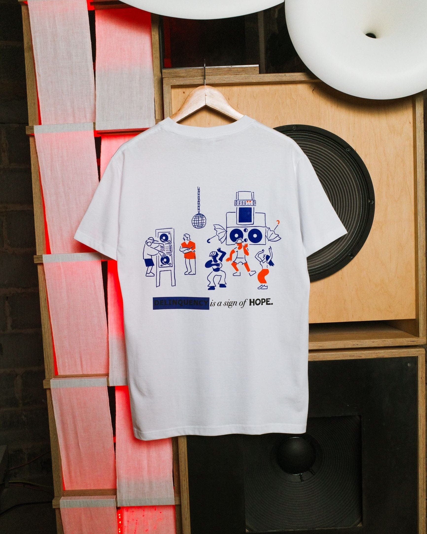 Rainy Heart x UN:IK 'Delinquency' Tee - White