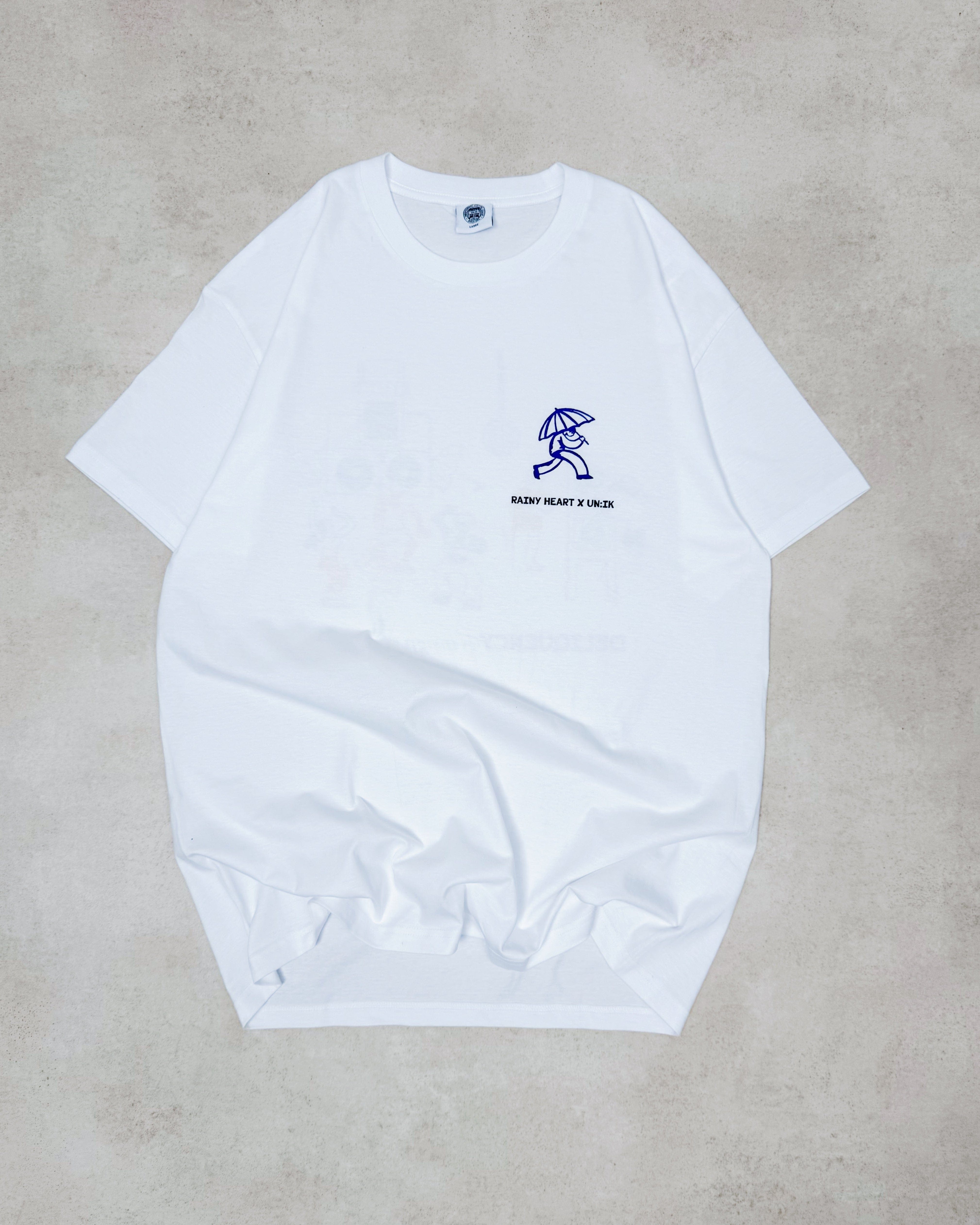 Rainy Heart x UN:IK 'Delinquency' Tee - White