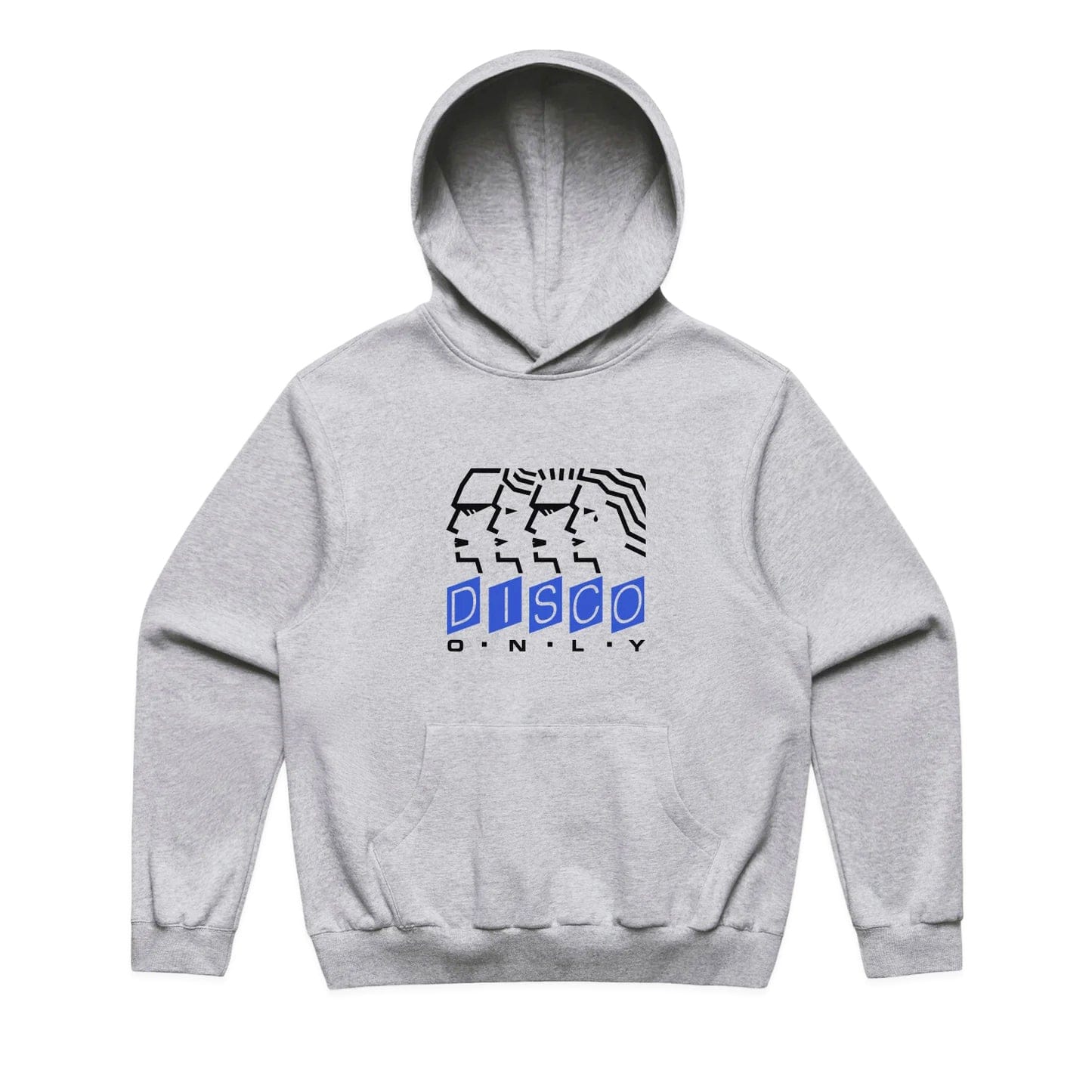 DISCO ONLY 'Dancing Heads' Hoodie - Grey