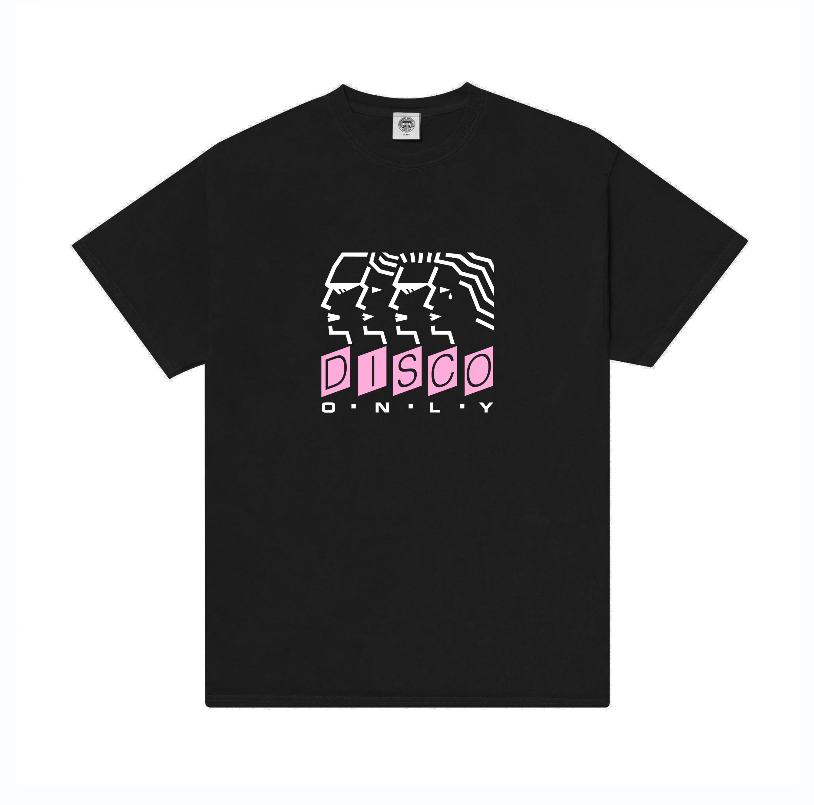 DISCO ONLY 'Dancing Heads' Tee - Black